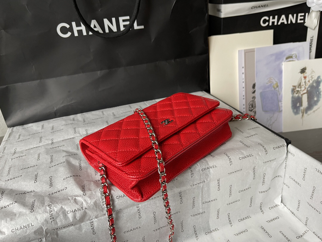 Chanel Classic Flap WOC Chain Bag - Image 3