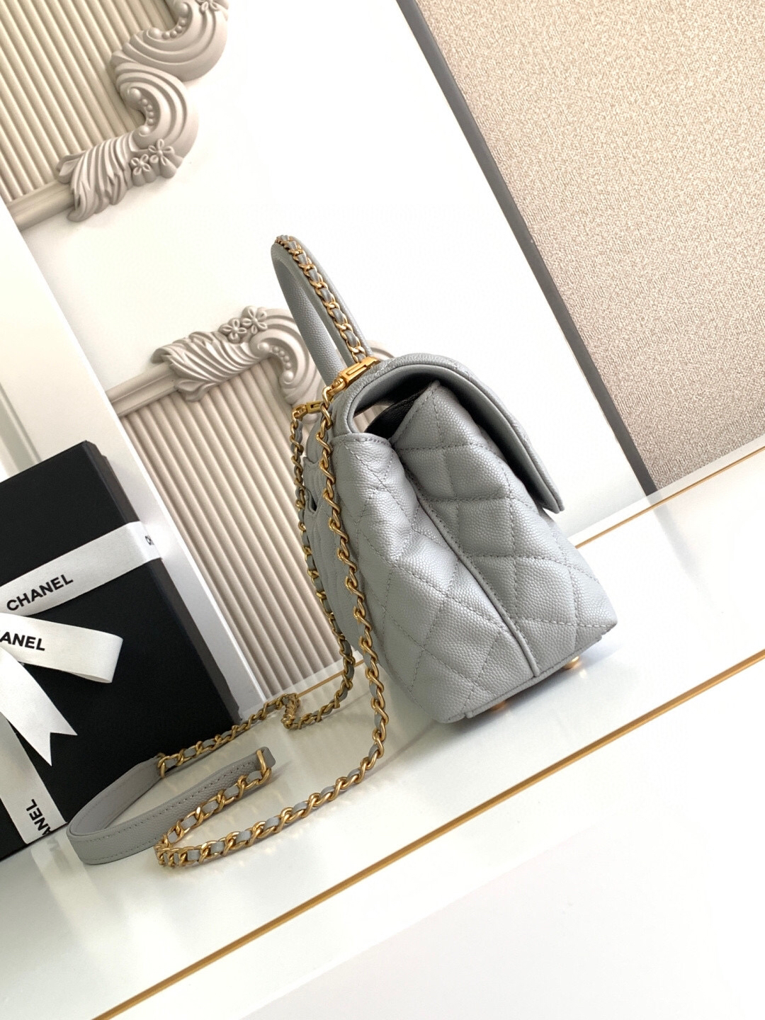 Chanel Coco Handle Classic Top-Handle Bag - Image 3