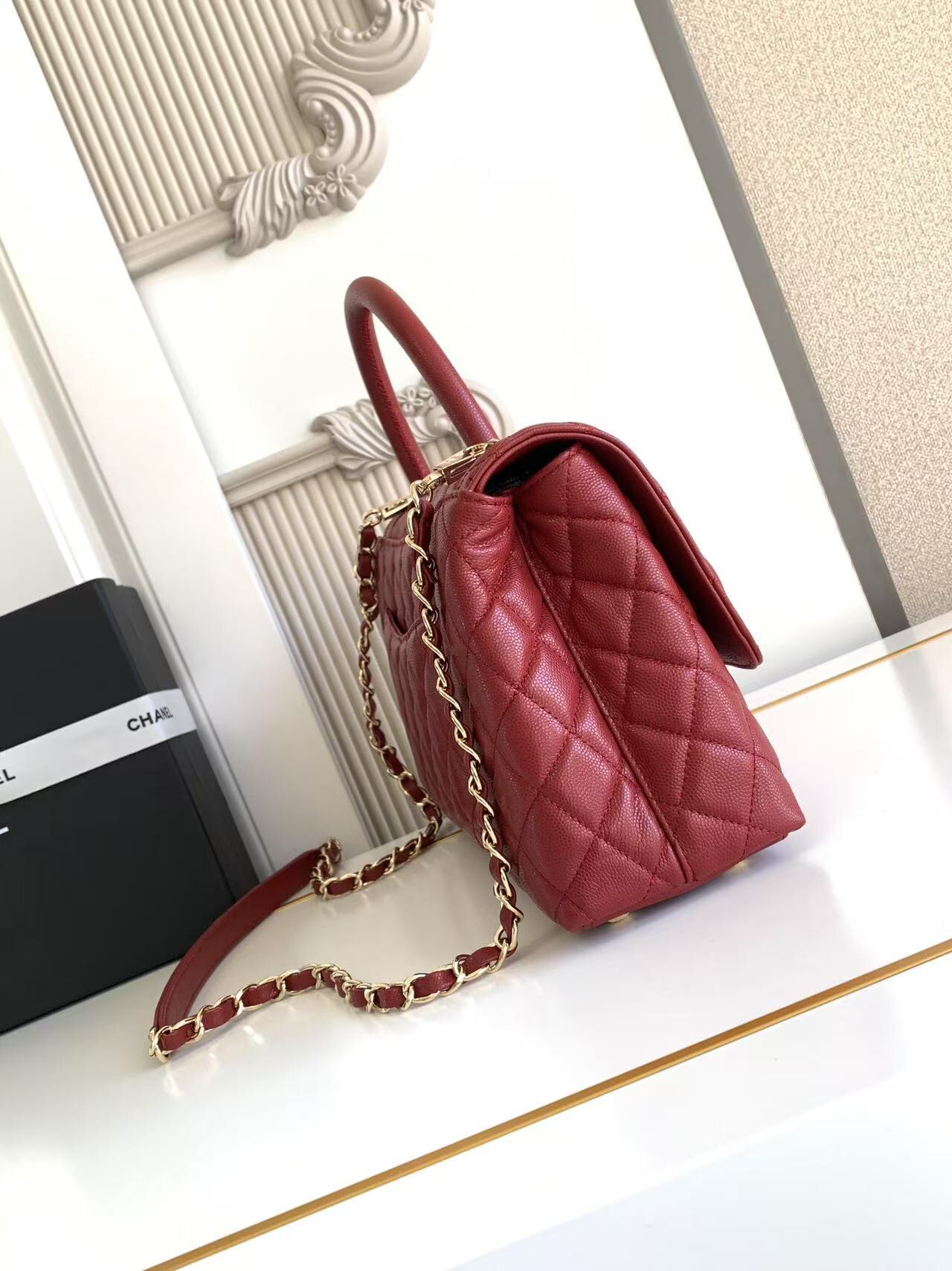 Chanel Coco Handle Mini Handbag - Image 3