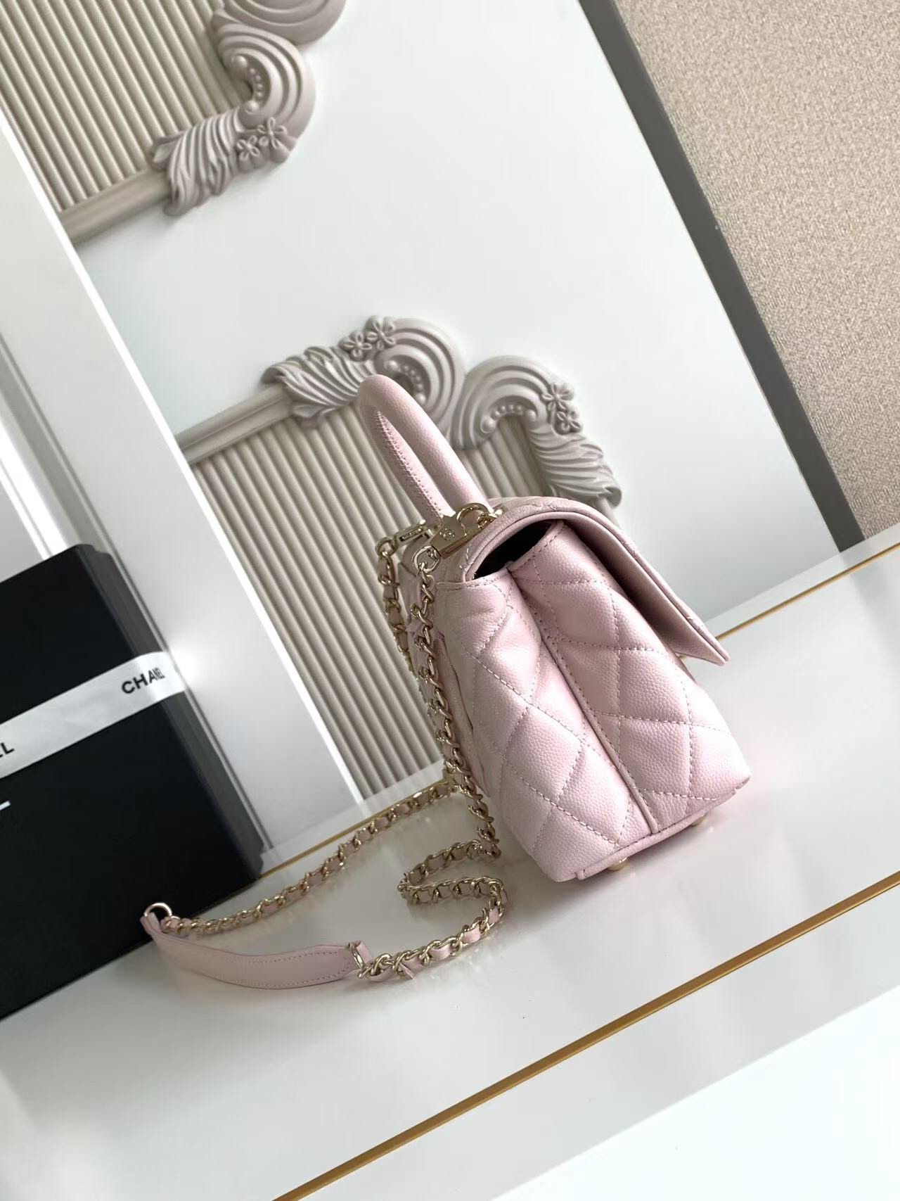 Chanel Coco Handle Mini Handbag AS2215 - Image 3