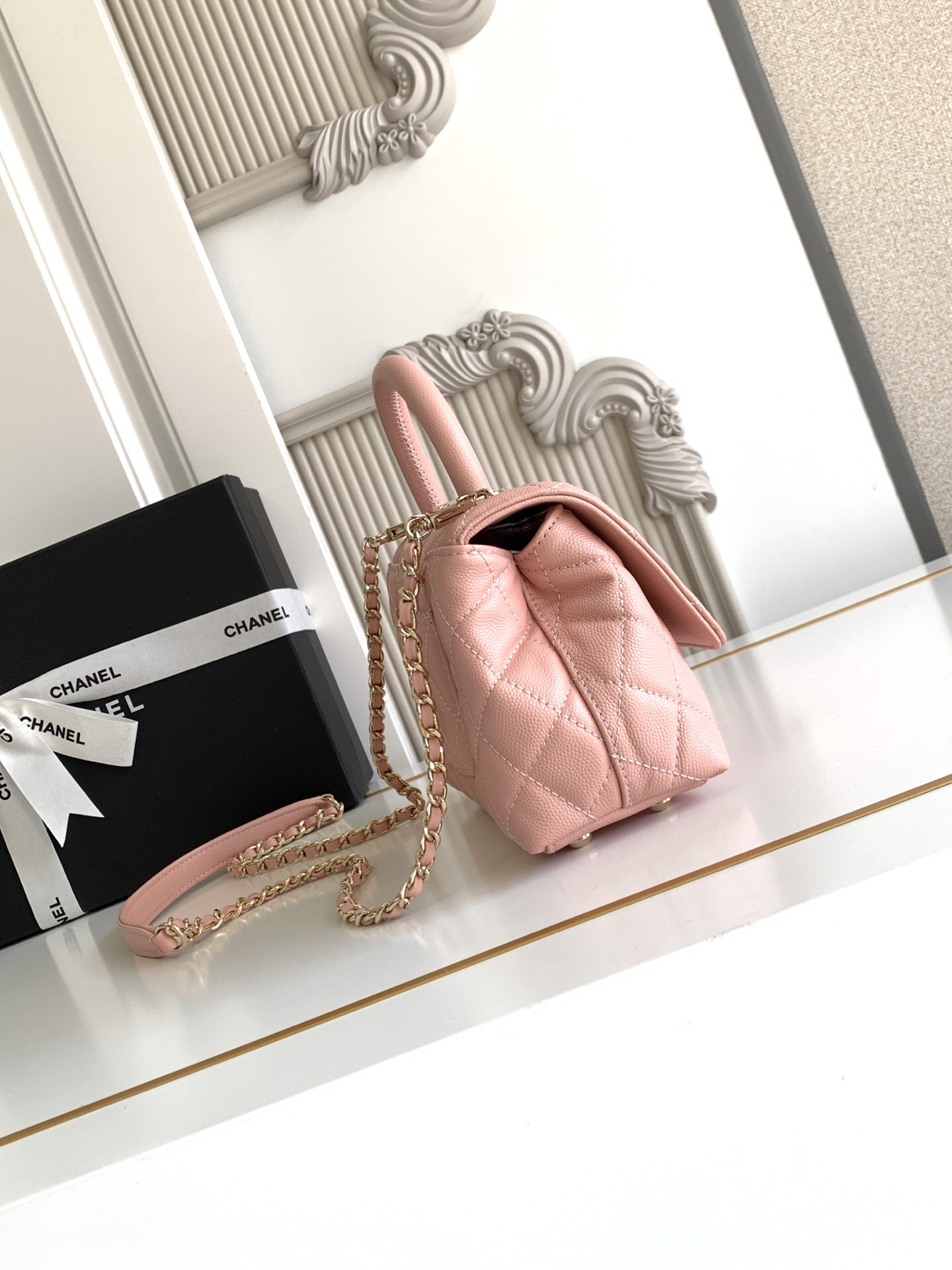 Chanel Coco Handle Mini Handbag AS2215 - Image 3