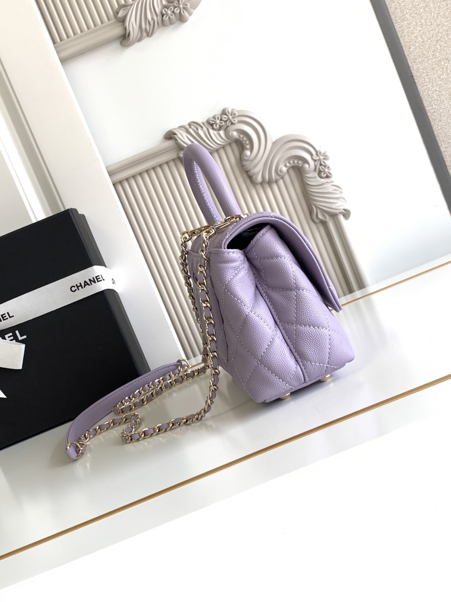 Chanel Coco Handle Mini Handbag AS2215 - Image 3