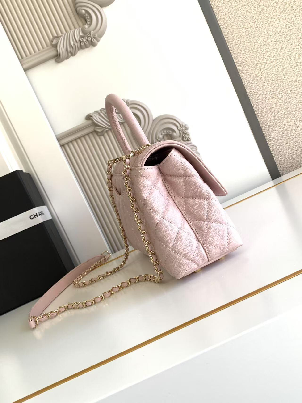 Chanel Coco Handle Top Handle Bag - Image 3