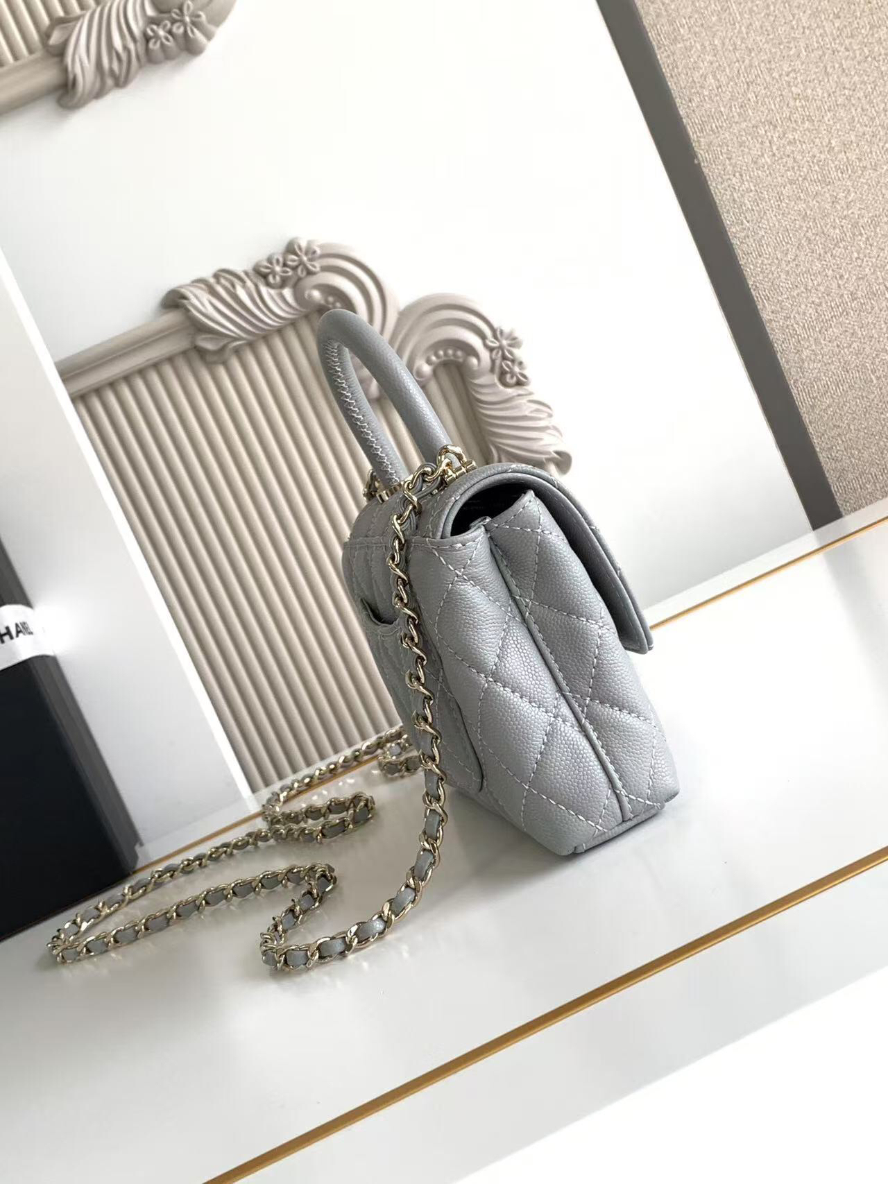 Chanel Coco Handle Classic Top-Handle Handbag - Image 3