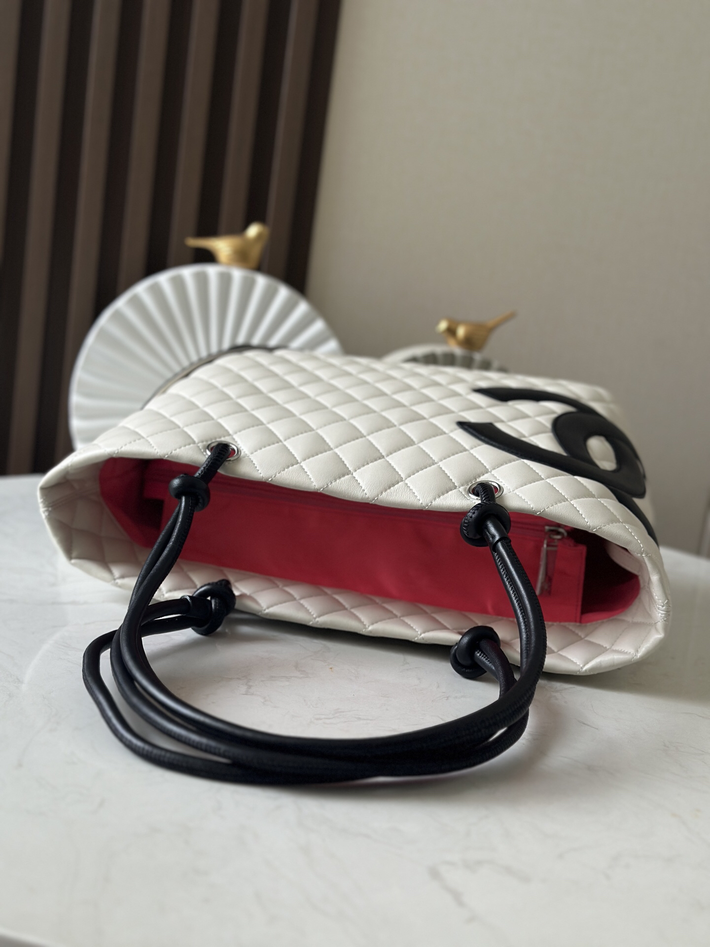 Chanel Cambon Tote Bag, Black and White - Image 3