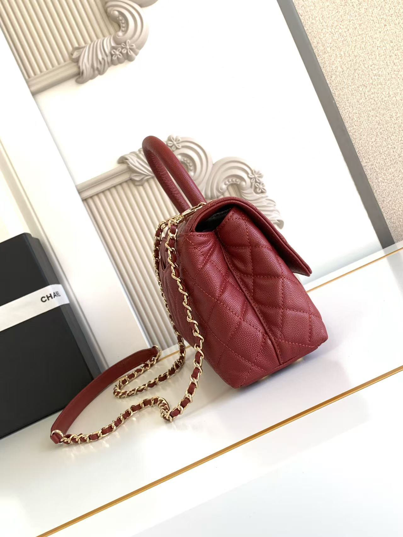 Chanel Coco Handle Classic Top-Handle Bag - Image 3