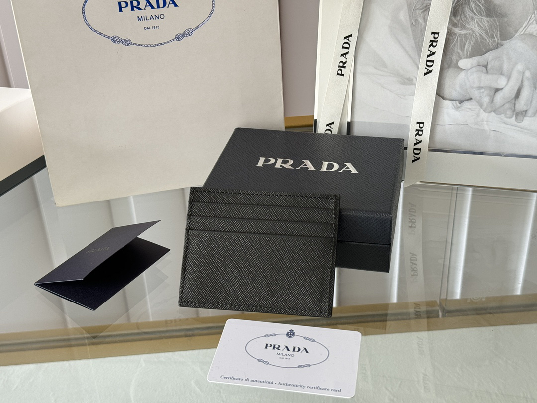 Prada Saffiano Leather Card Holder 2MC223 - Image 3