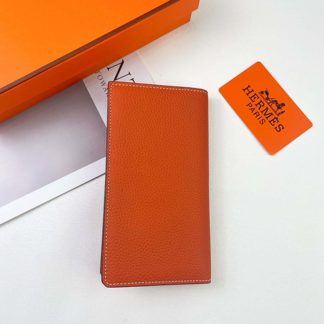 Hermès Evercolor Leather Long Wallet - Image 3