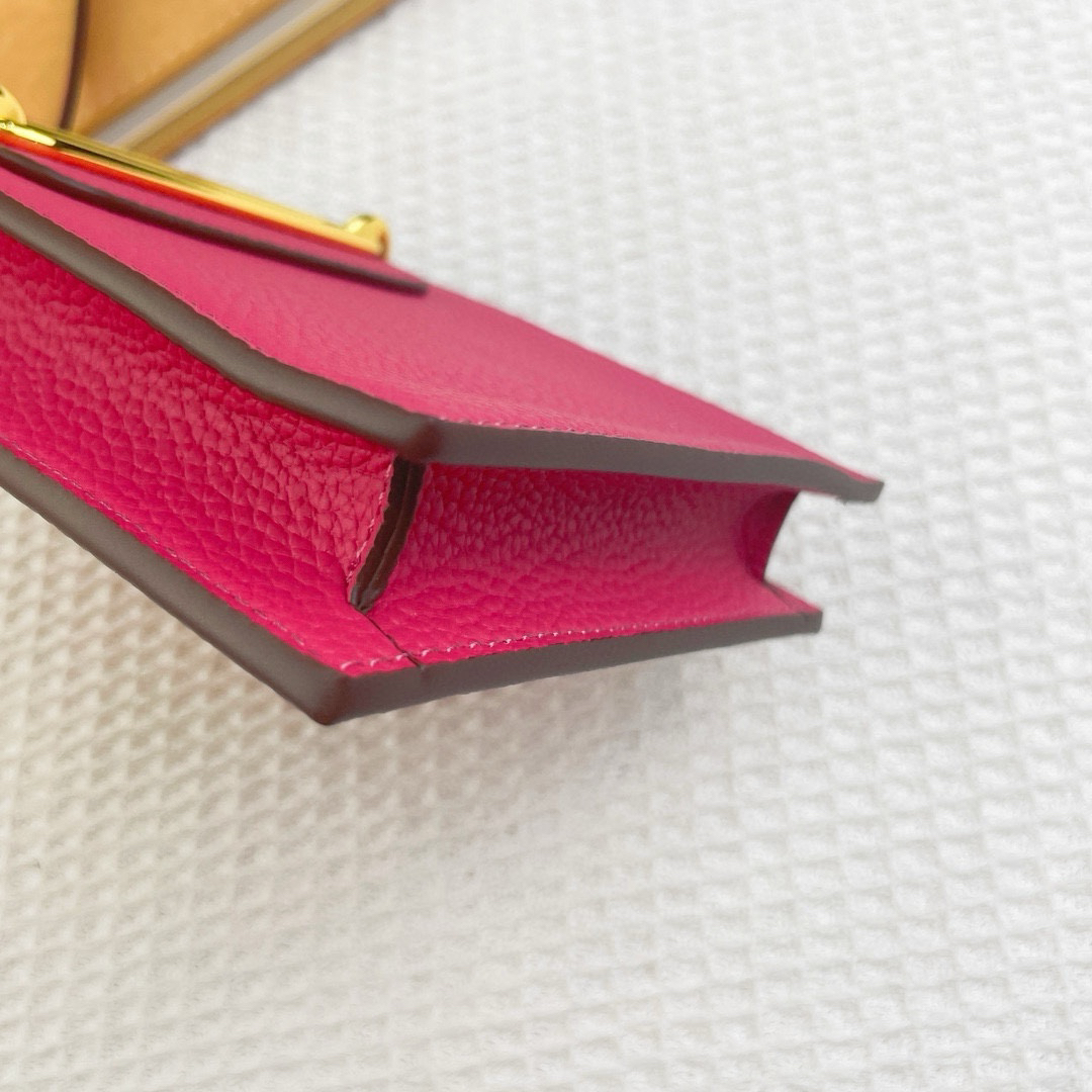 Hermès Pig-Nose Crossbody Bag in Togo Calfskin - Image 3