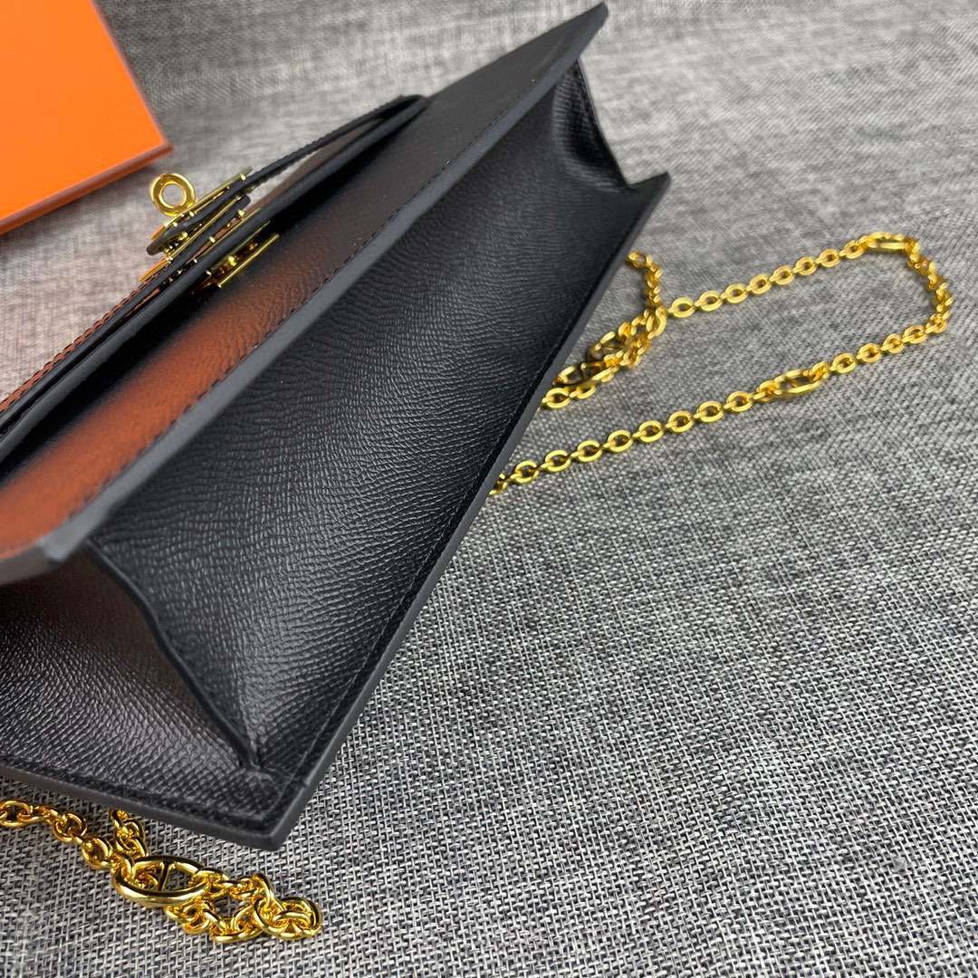 Hermès Kelly Palm-Print Leather Crossbody Bag - Image 3