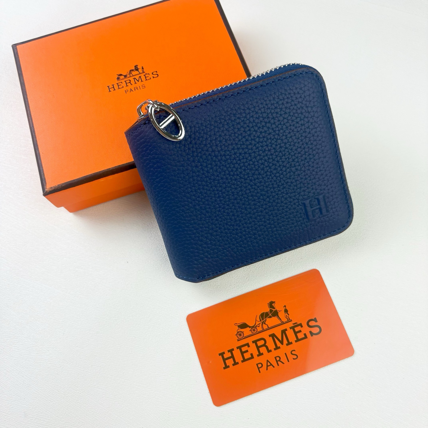 Hermès Silk'in Leather Wallet - Image 3