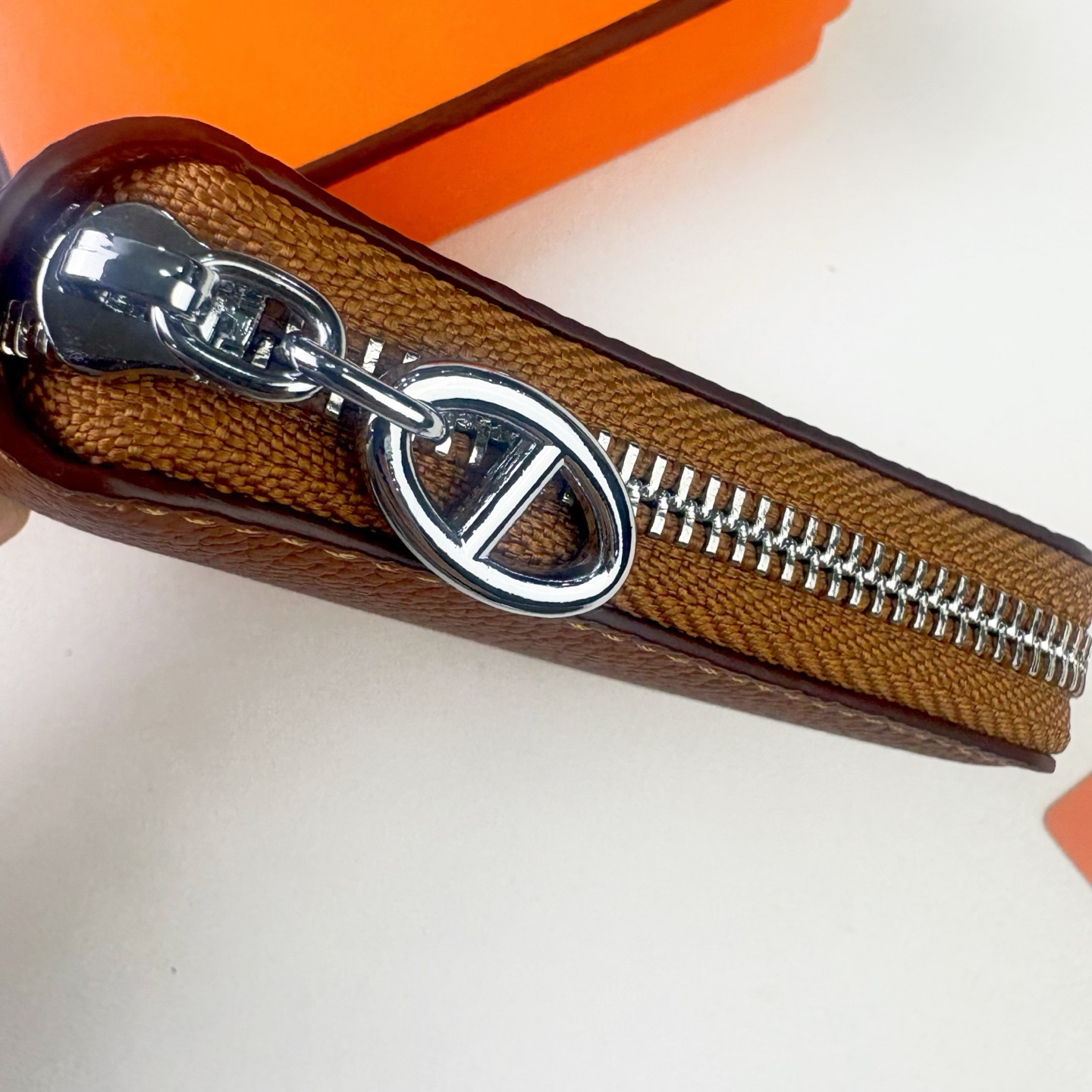 Hermès Silk'in Wallet in Calfskin - Image 3