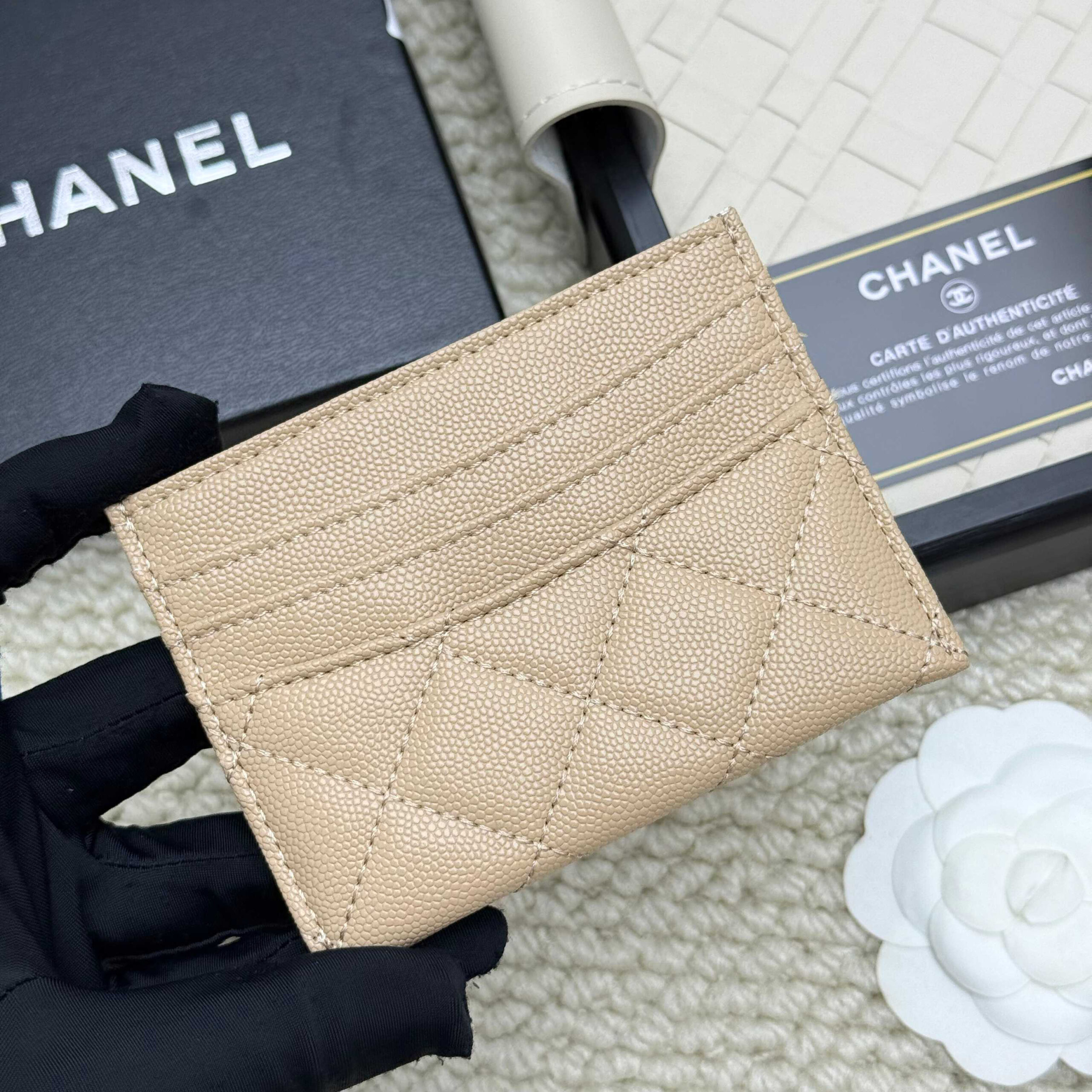 Chanel Lambskin Card Holder - Image 3