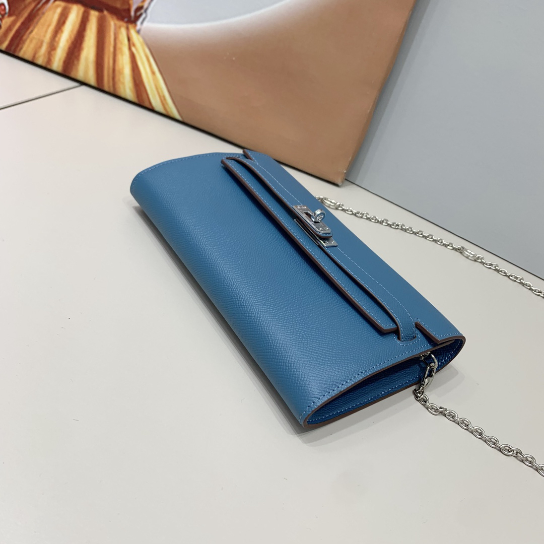 Hermes Kelly WOC Palm-Grain Leather Mini Bag - Image 3