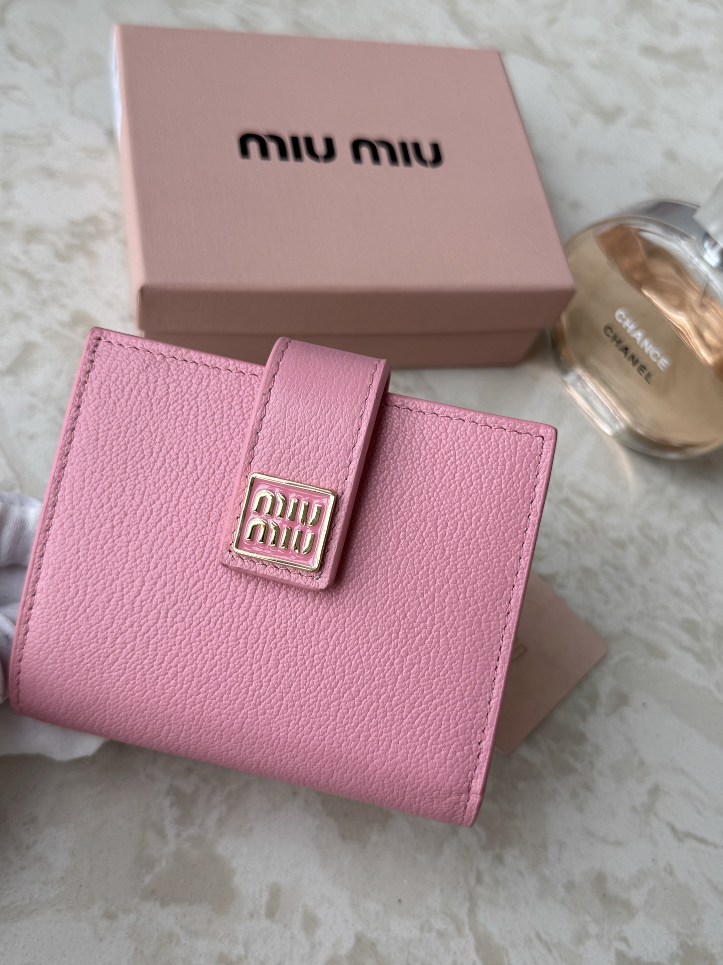 Miu Miu Leather Card Holder - Image 3