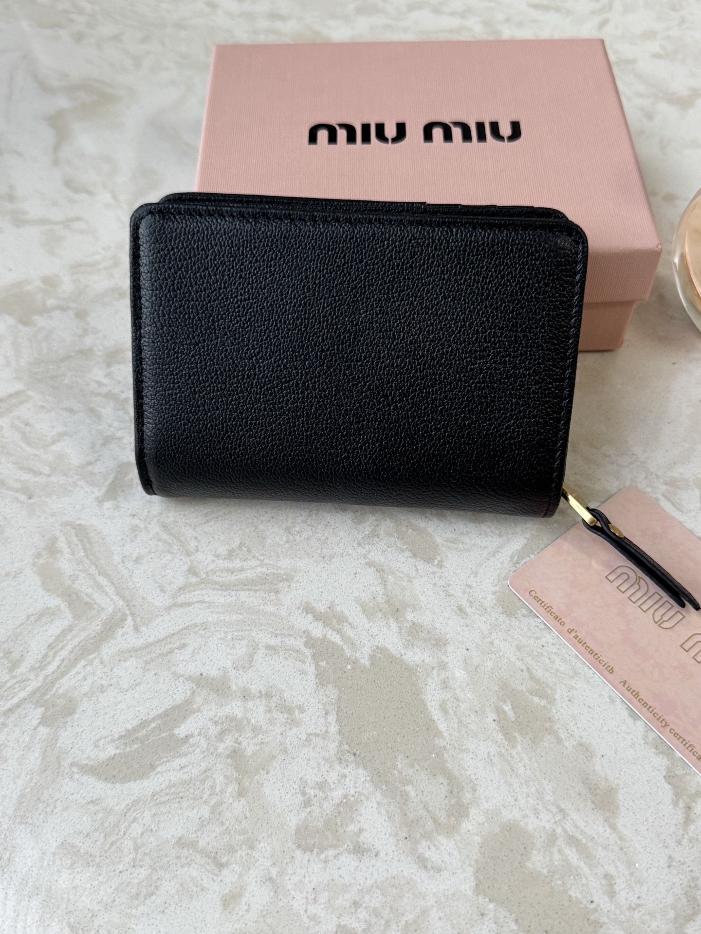 Miu Miu Leather Slim Wallet - Image 3