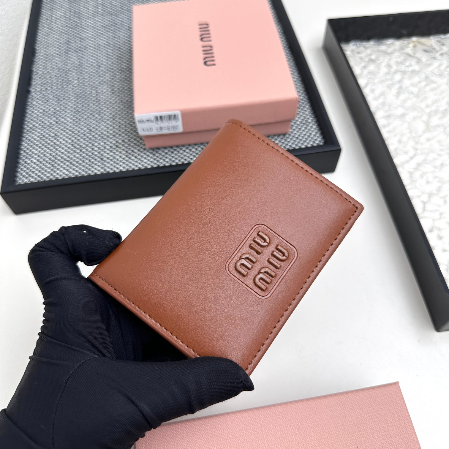 Miu Miu Leather Coin Purse - Image 3