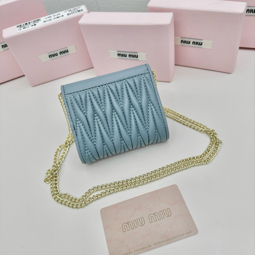 Miu Miu Mini Lambskin Bag - Image 3