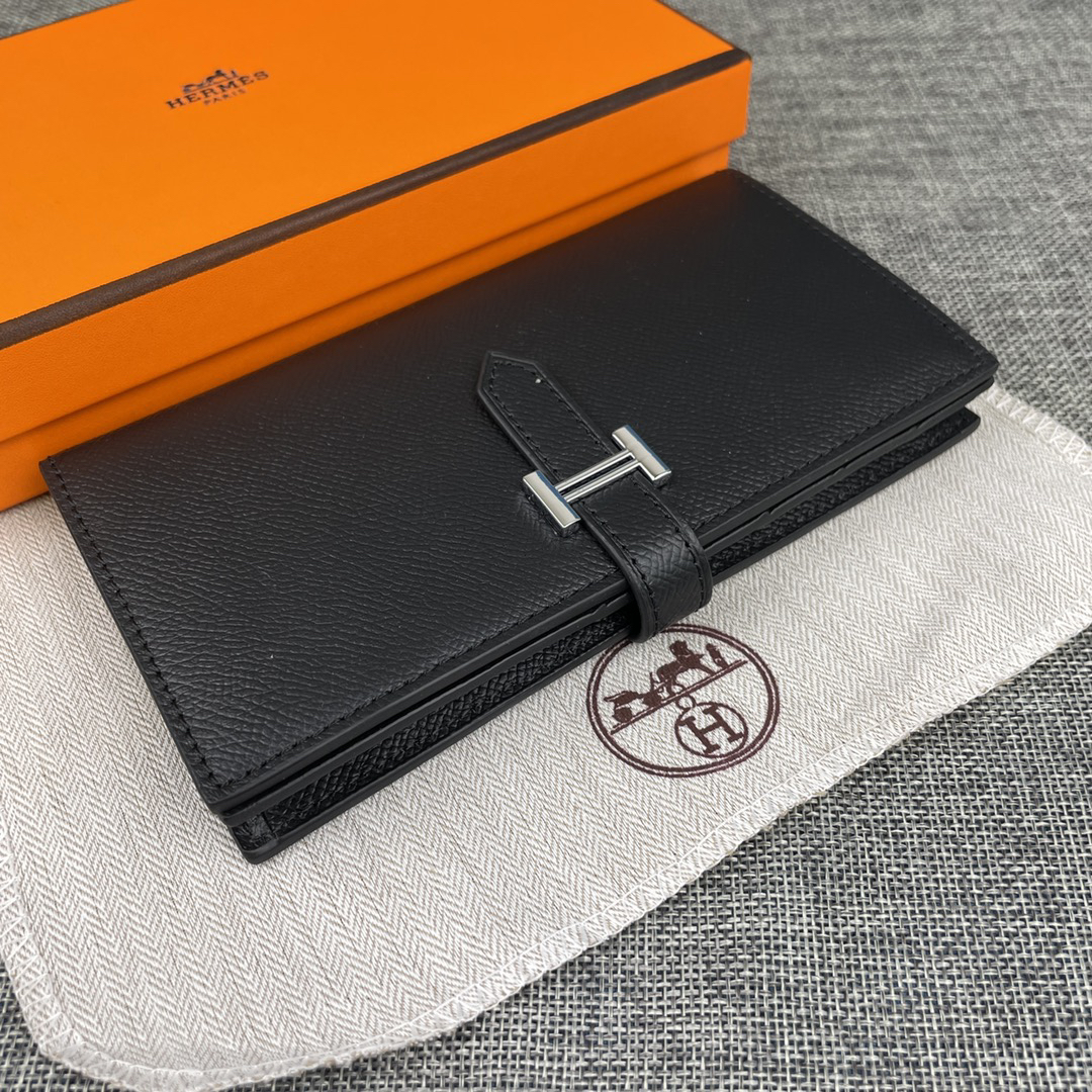 Hermes Epsom Leather Vertical Zip Wallet - Image 3