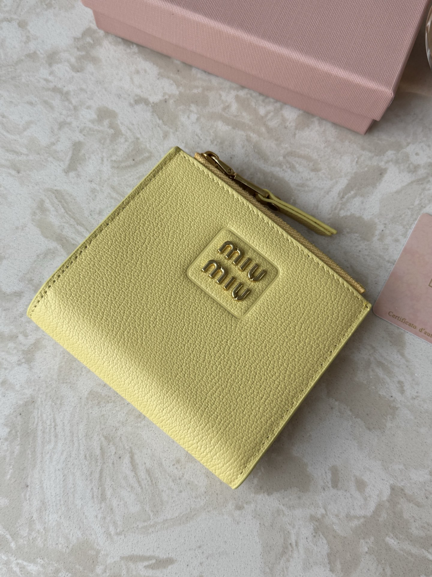 Miu Miu Slim Leather Wallet - Image 3