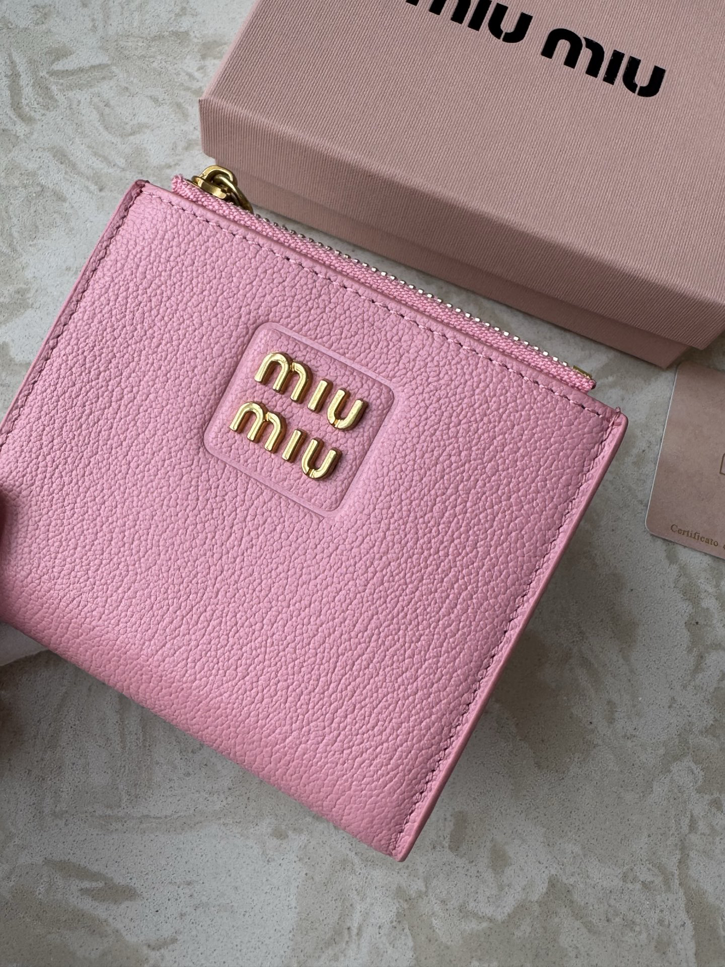 Miu Miu Leather Card Holder - Image 3