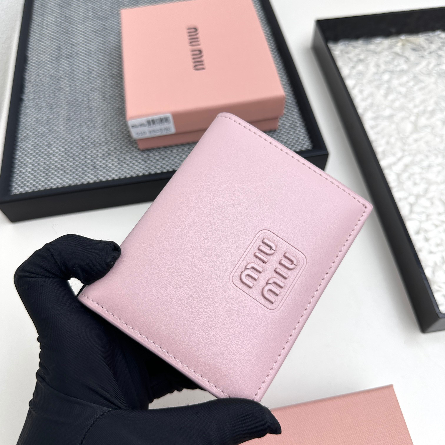Miu Miu Lambskin Multi-Function Coin Purse - Image 3