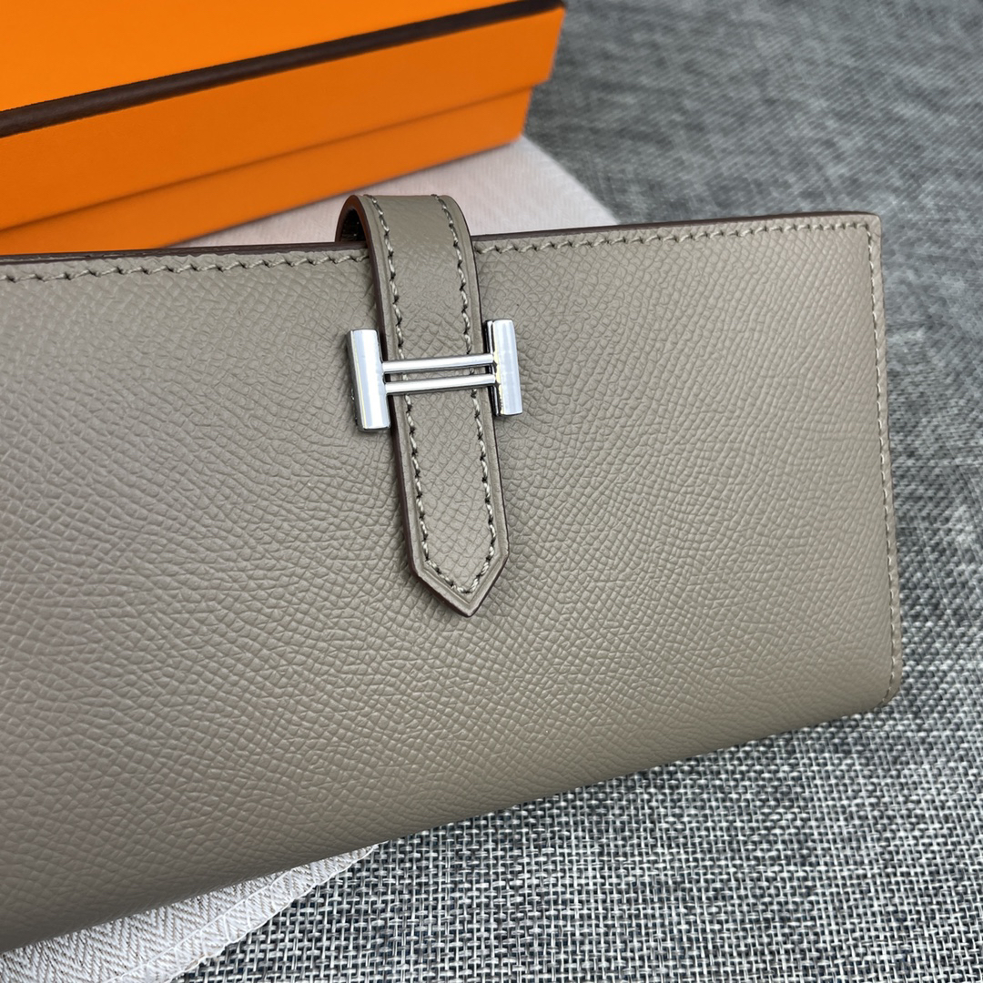 Hermès Empson Leather Long Wallet - Image 3