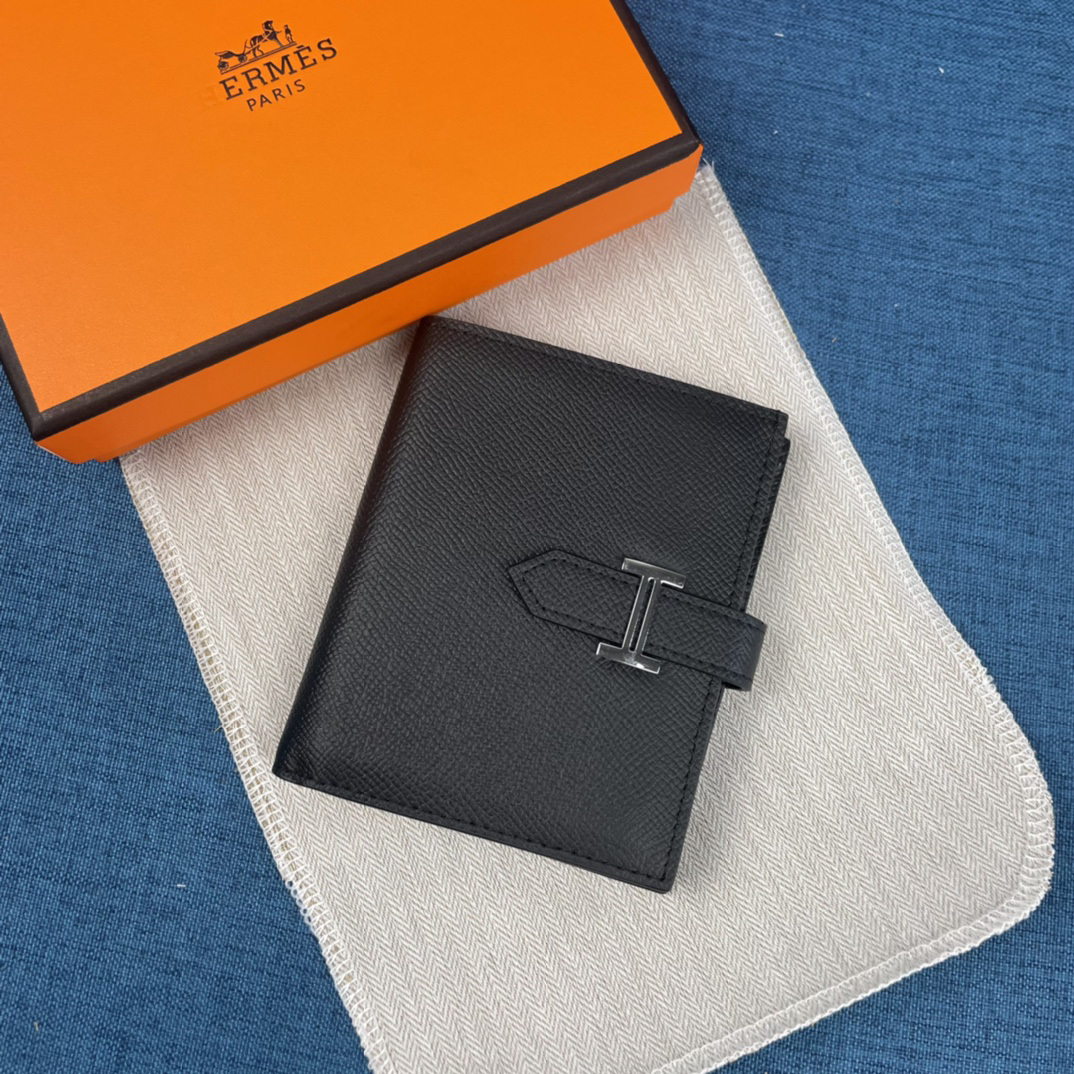 Hermès Palm-Grain Leather Wallet - Image 3