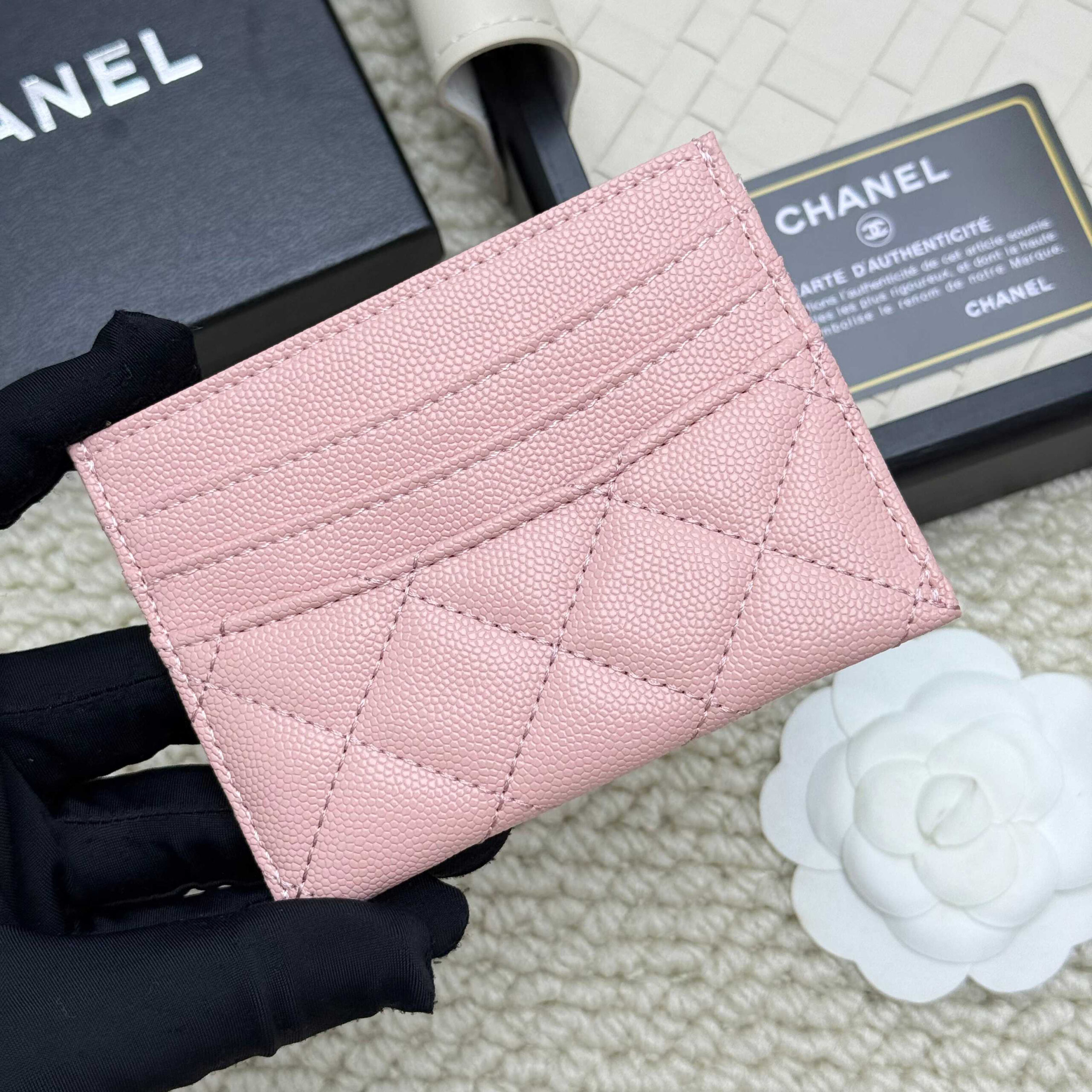 Chanel 2025 Mini Lambskin Card Holder - Image 3