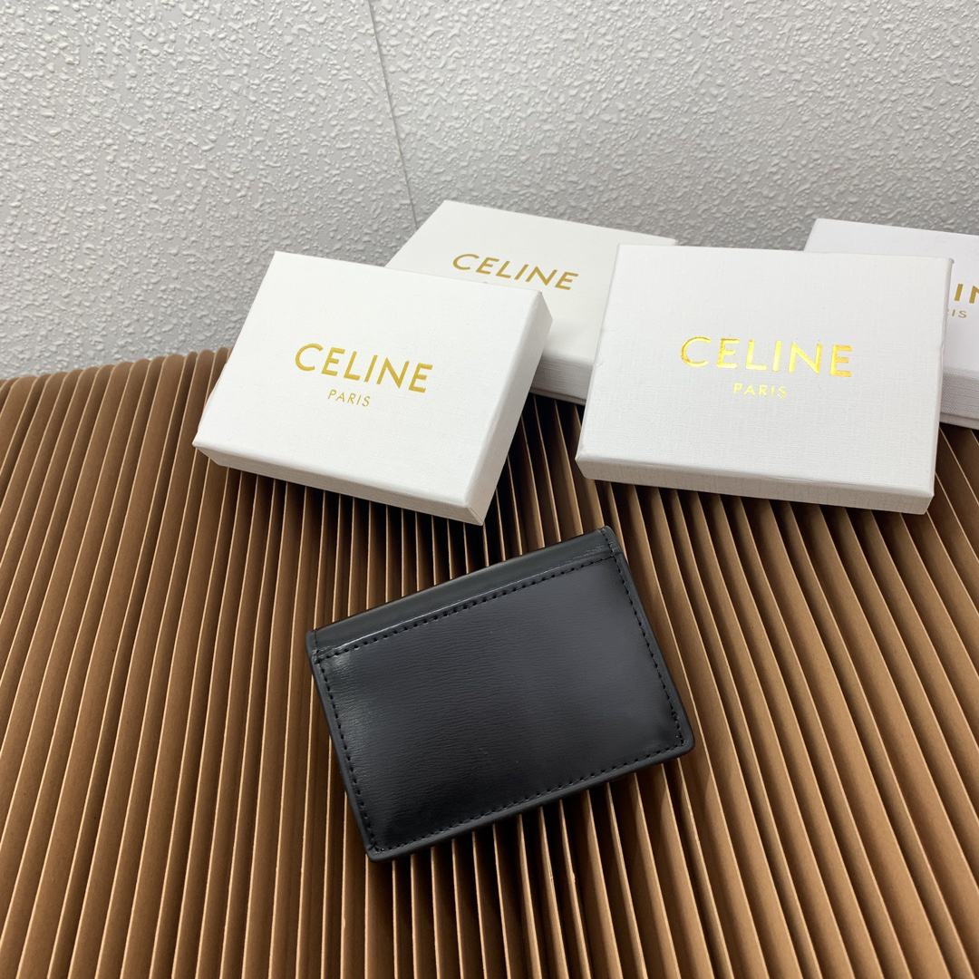 CELINE Triomphe Canvas Card Holder - Image 3
