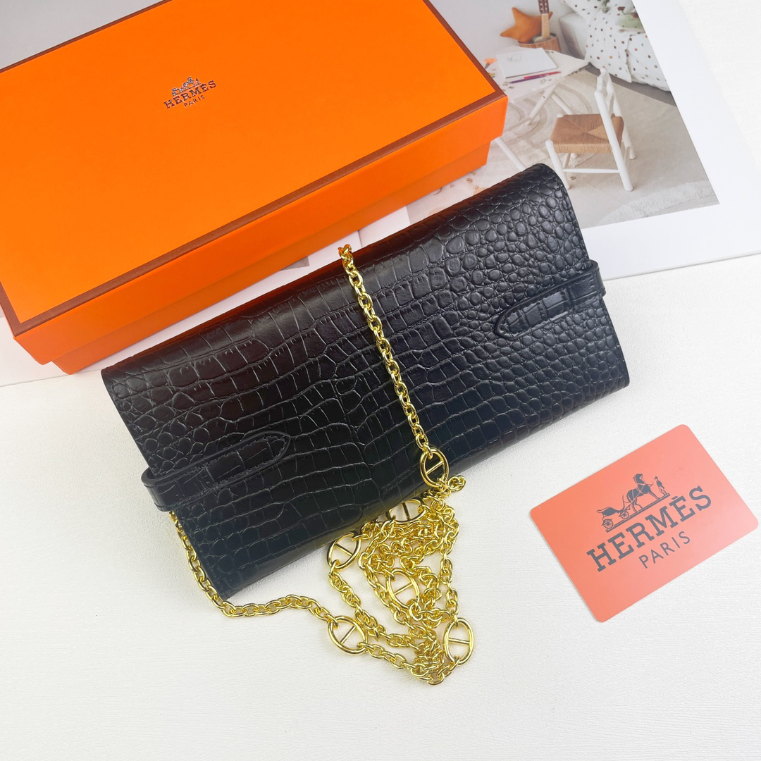 Hermès Kelly Bag, Crocodile-Pattern Cowhide - Image 3