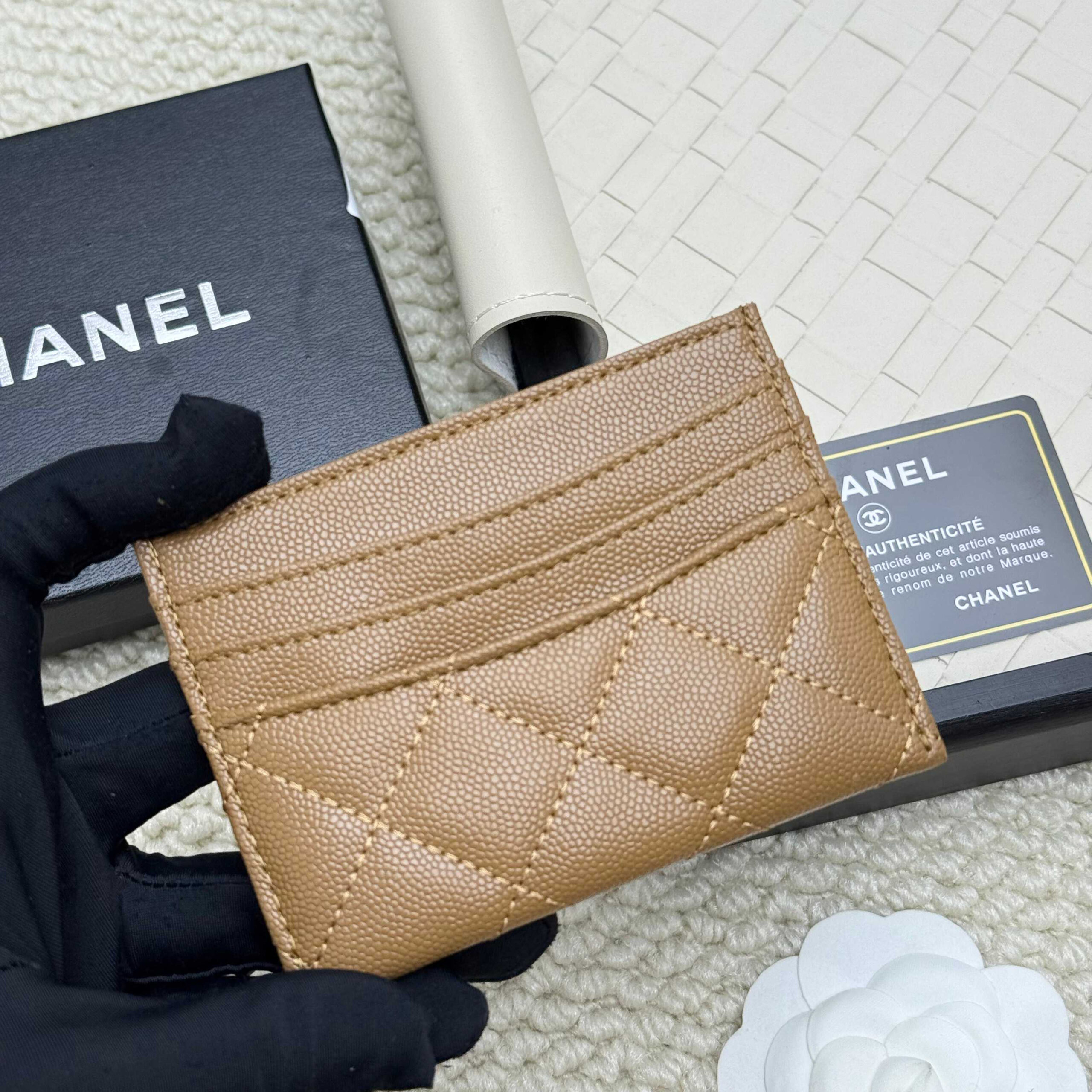 Chanel 2025 Lambskin Card Holder - Image 3