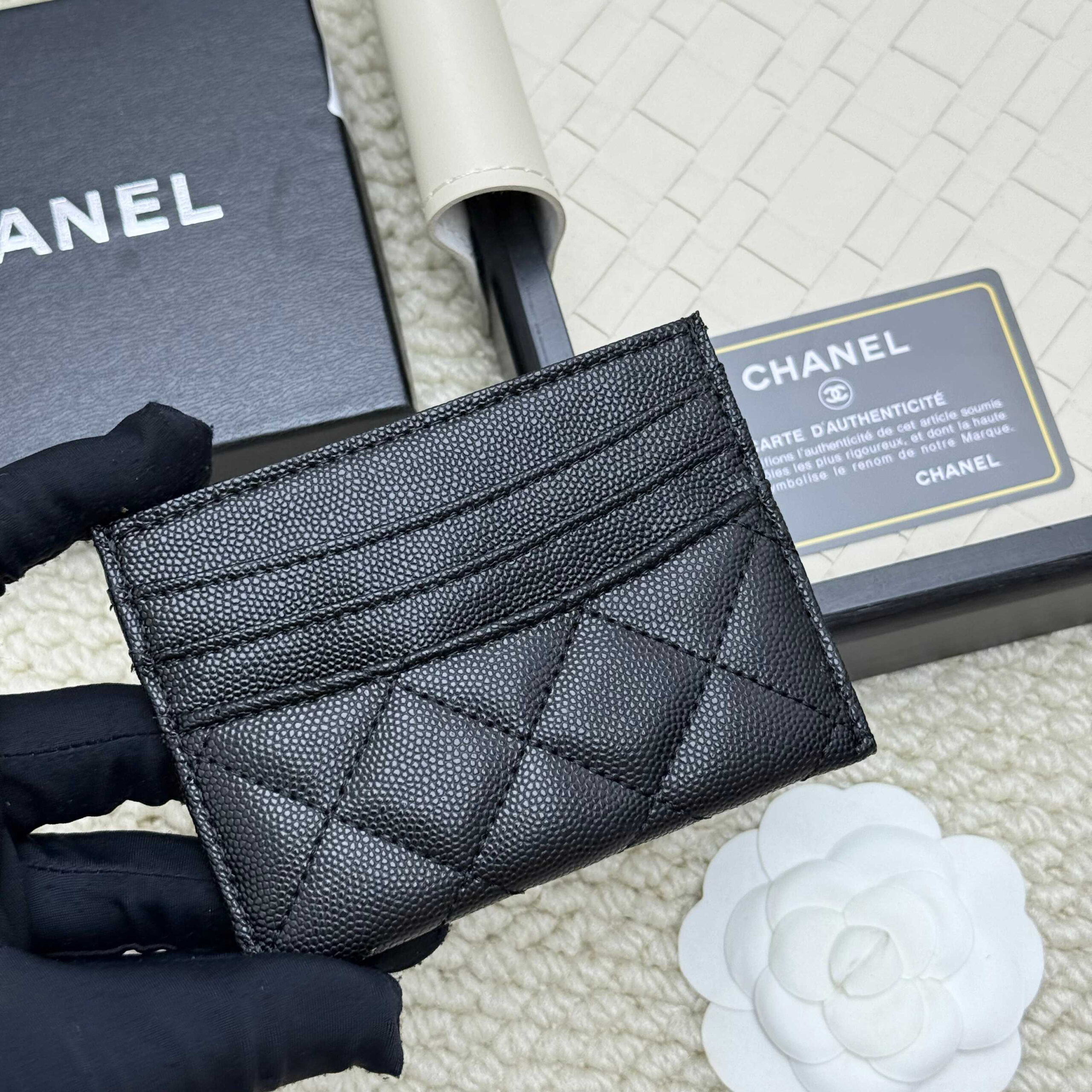 Chanel Lambskin Card Holder - Image 3