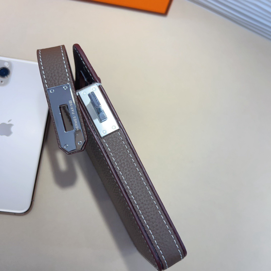 Hermes Hac a Box Tadelakt Calfskin Phone Case - Image 3