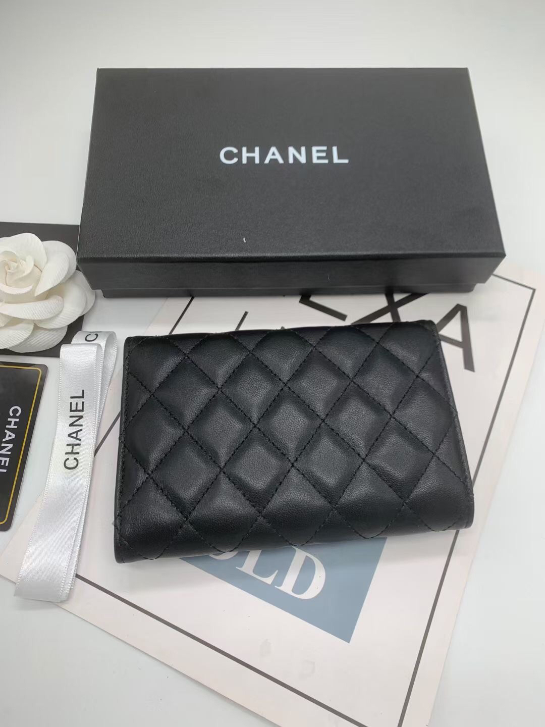 Chanel Medium Tri-Fold Wallet A84341 - Image 3