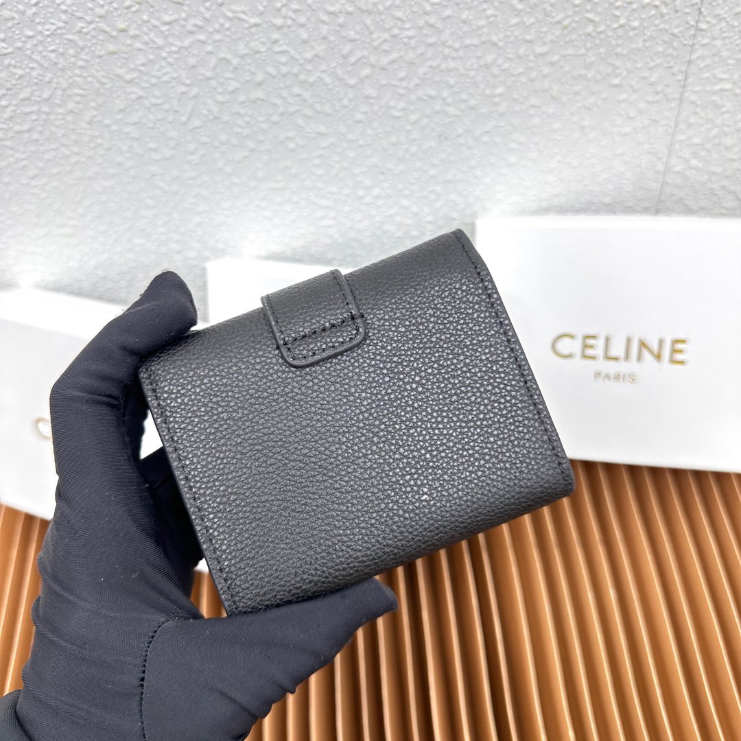 CELINE VICTOIRE Soft Calfskin Leather Wallet - Image 3
