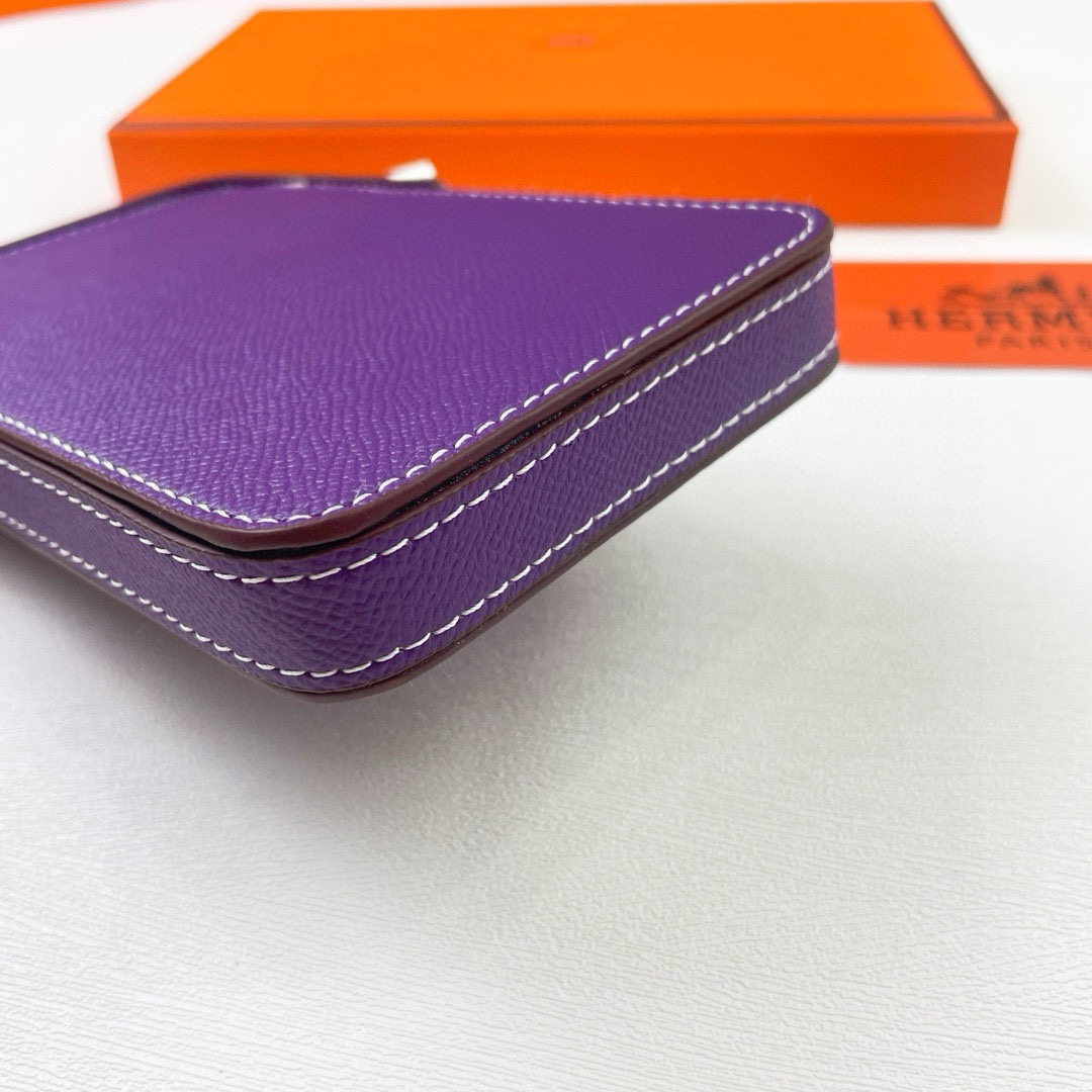 Hermes Hac a Box Tadelakt Calfskin Phone Case with Shoulder Strap - Image 3