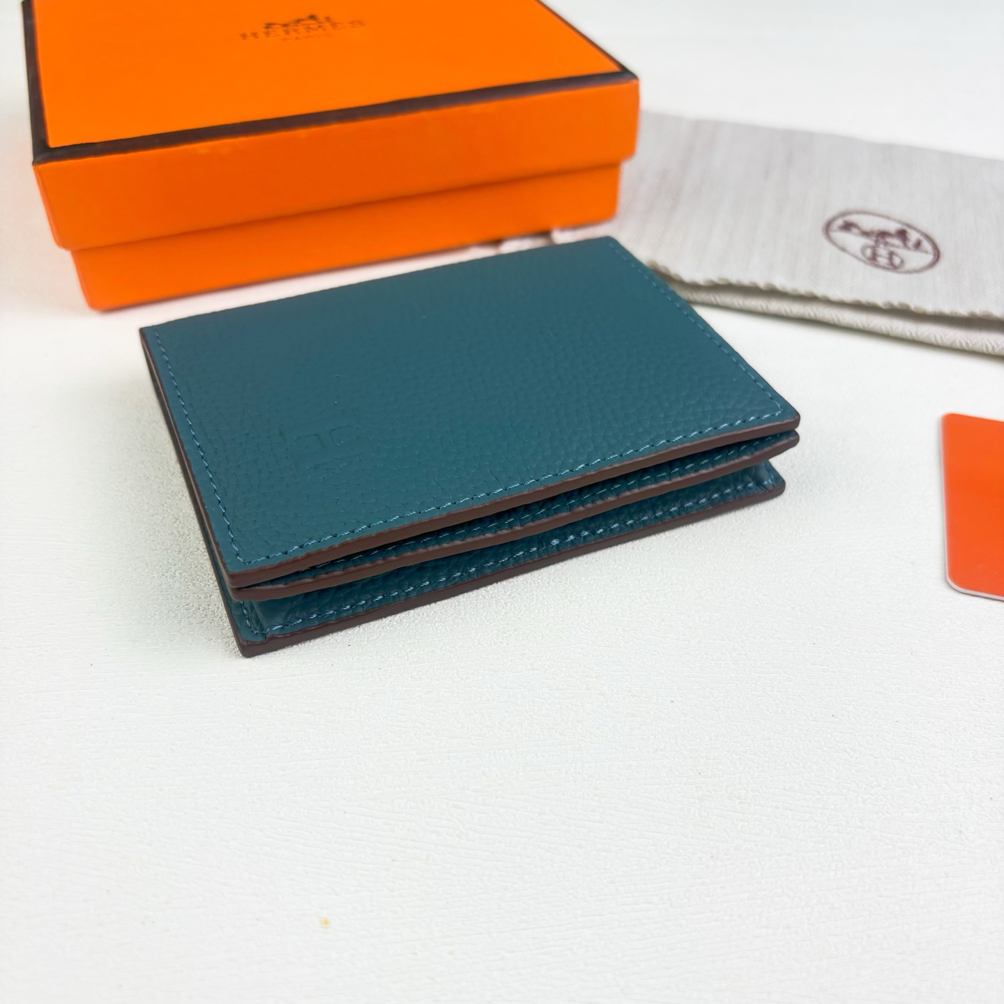 Hermes Togo Leather Card Holder - Image 3