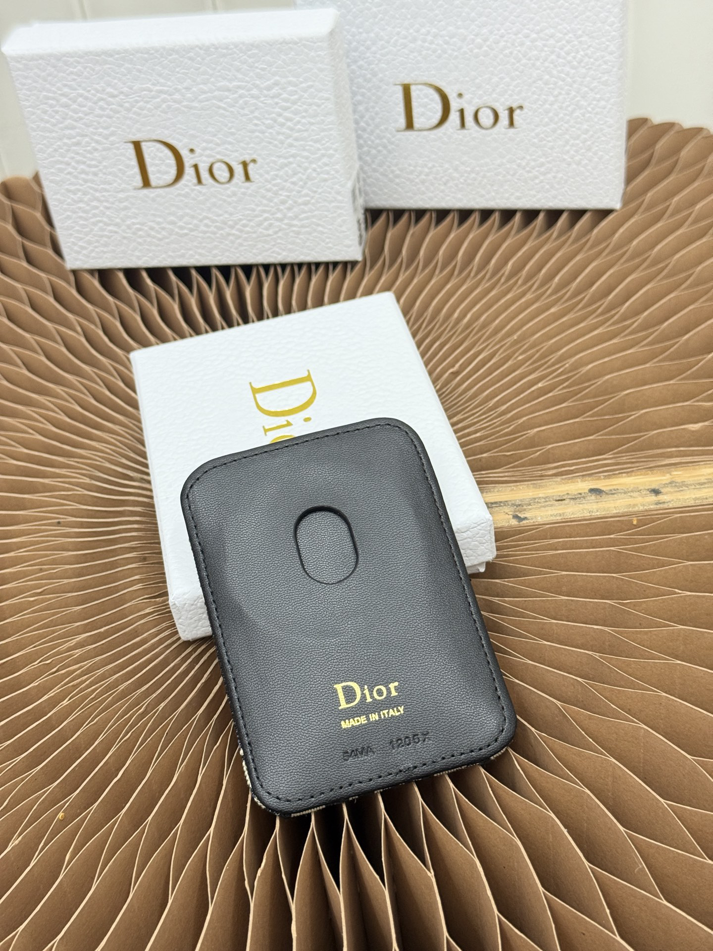 Dior Lady Dior Magnetic Lambskin Card Holder - Image 3