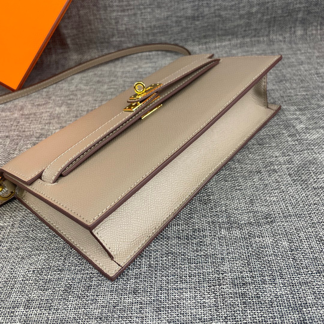 Hermès Kelly Palm-Grain Cowhide Crossbody Bag - Image 3