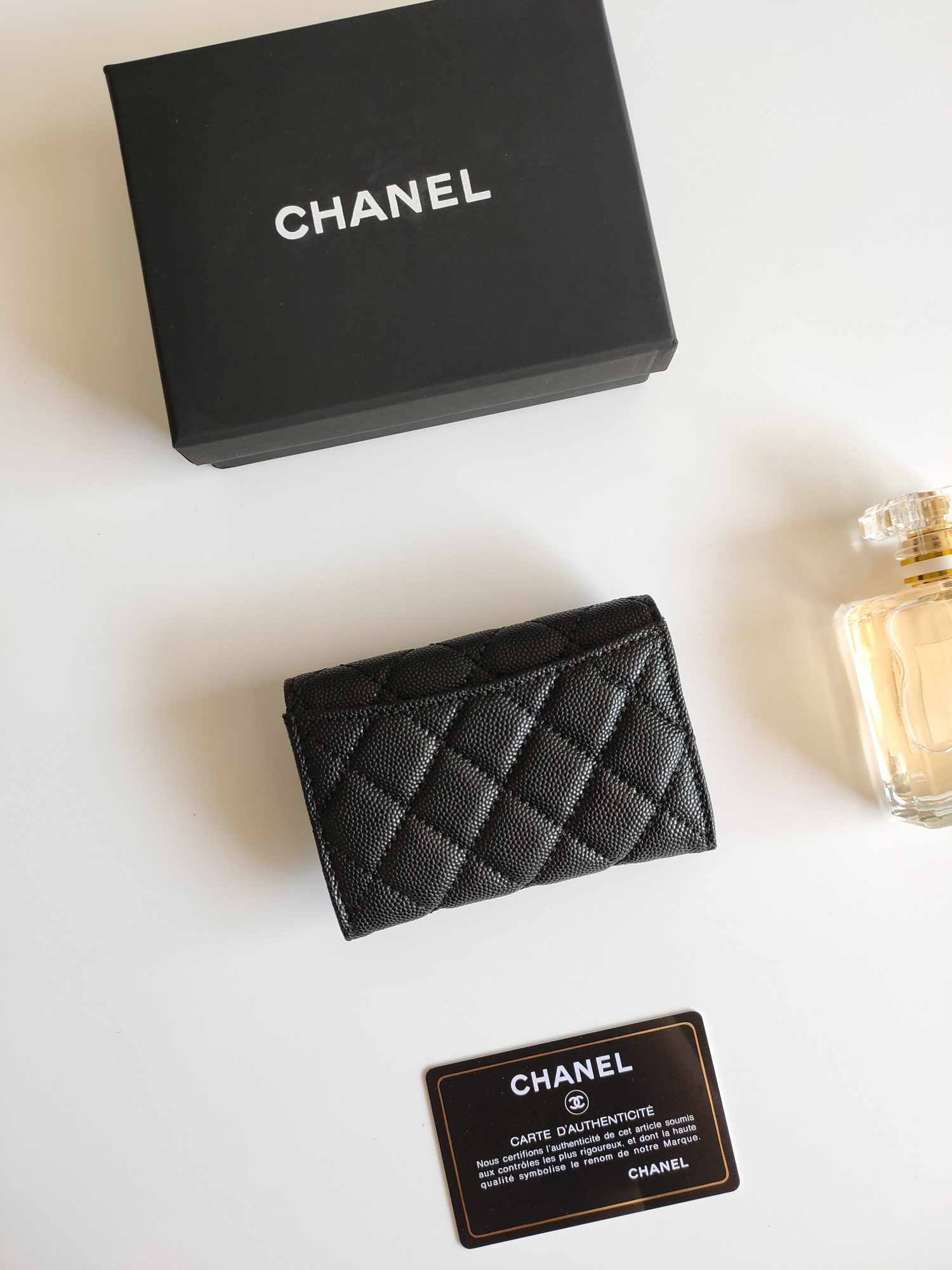 CHANEL Classic Flap Card Holder with Coin Purse - Image 3