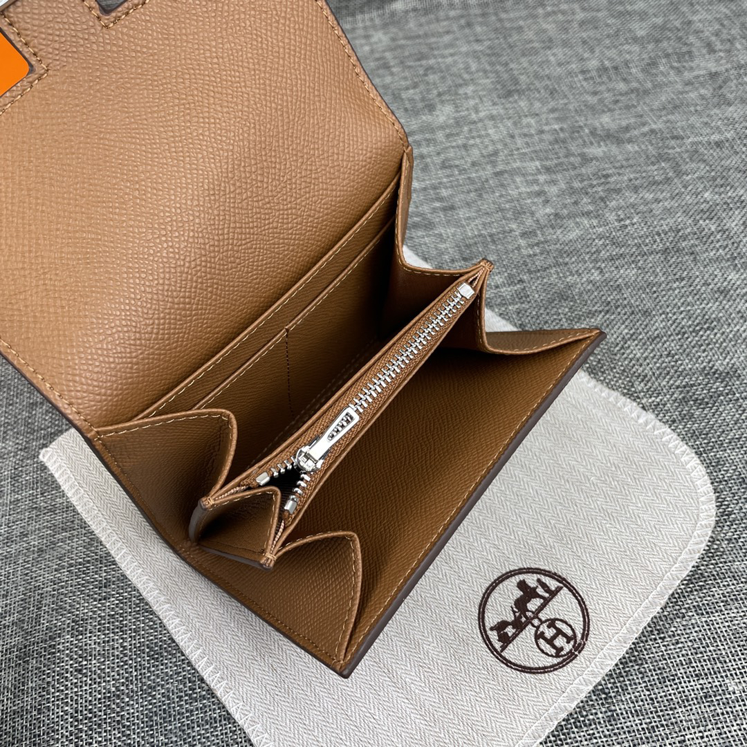 Hermes Constance 537 Palm-Grain Leather Wallet - Image 3