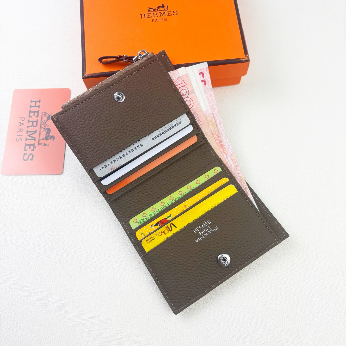 Hermès Silk'in Togo Calfskin Wallet - Image 3