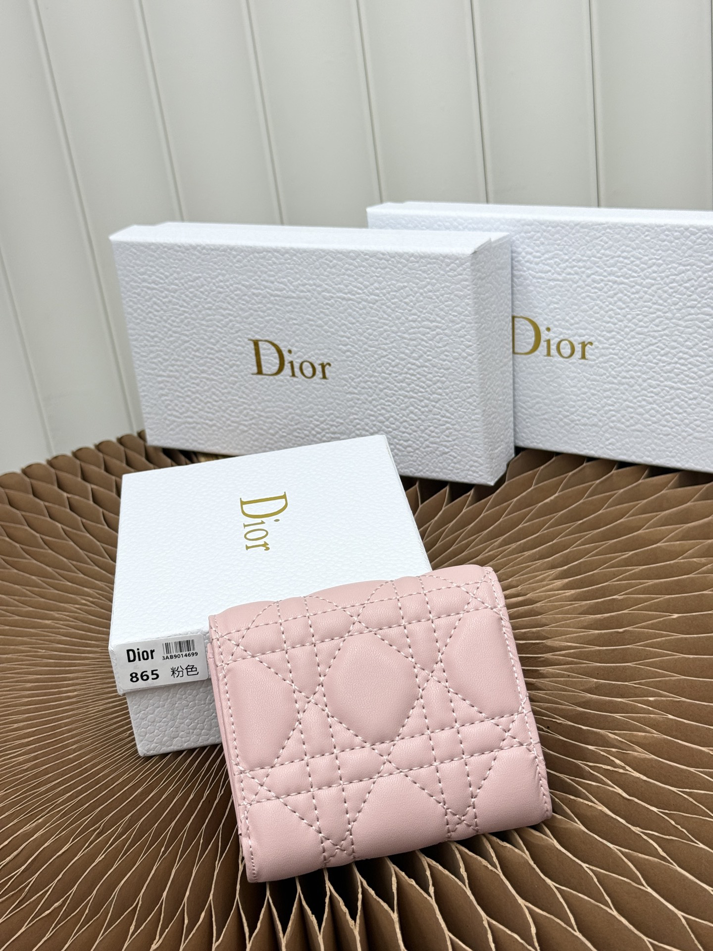 Lady Dior Lotus Wallet - Image 3