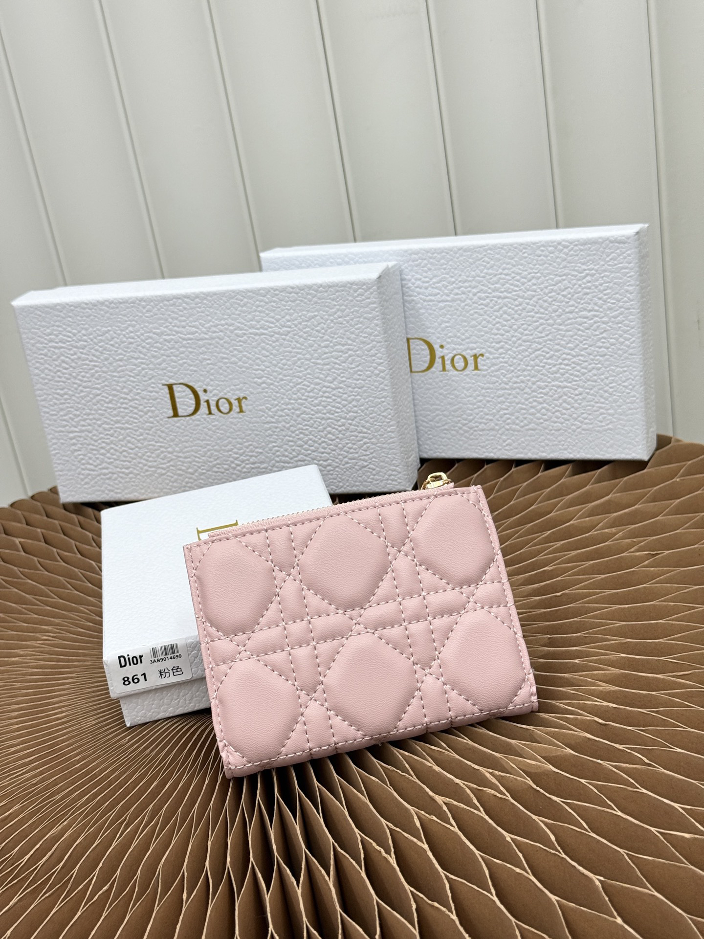 Lady Dior Dahlia Wallet - Image 3
