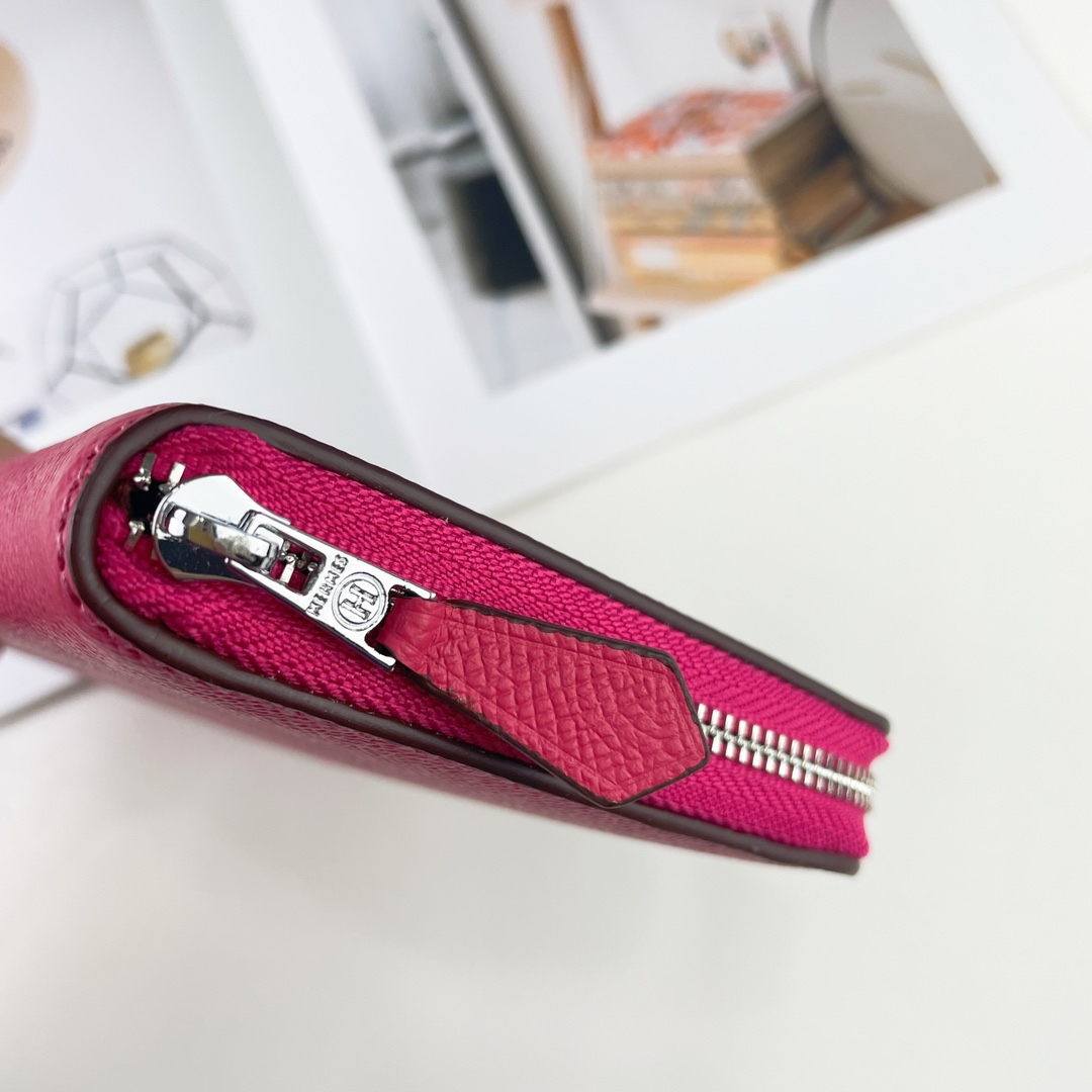 Hermes Silk'In Classic Zip Wallet - Image 3