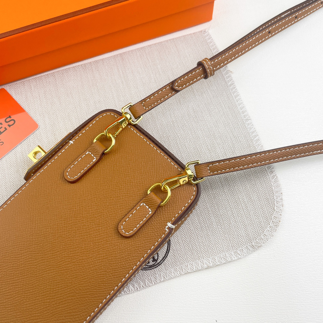 Hermes Hac a Box Tadelakt Calfskin Phone Case - Image 3