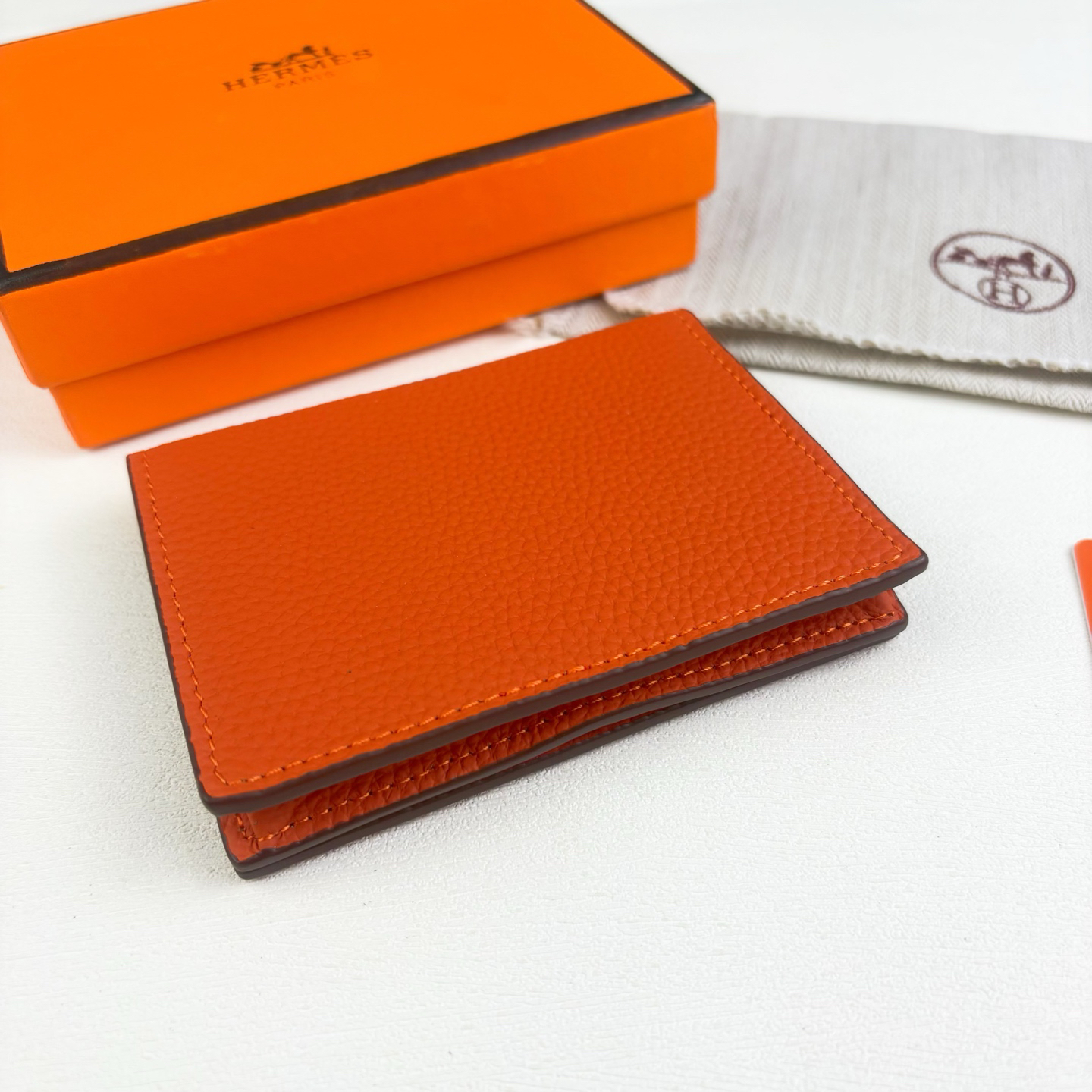 Hermes Togo Leather Card Holder - Image 3