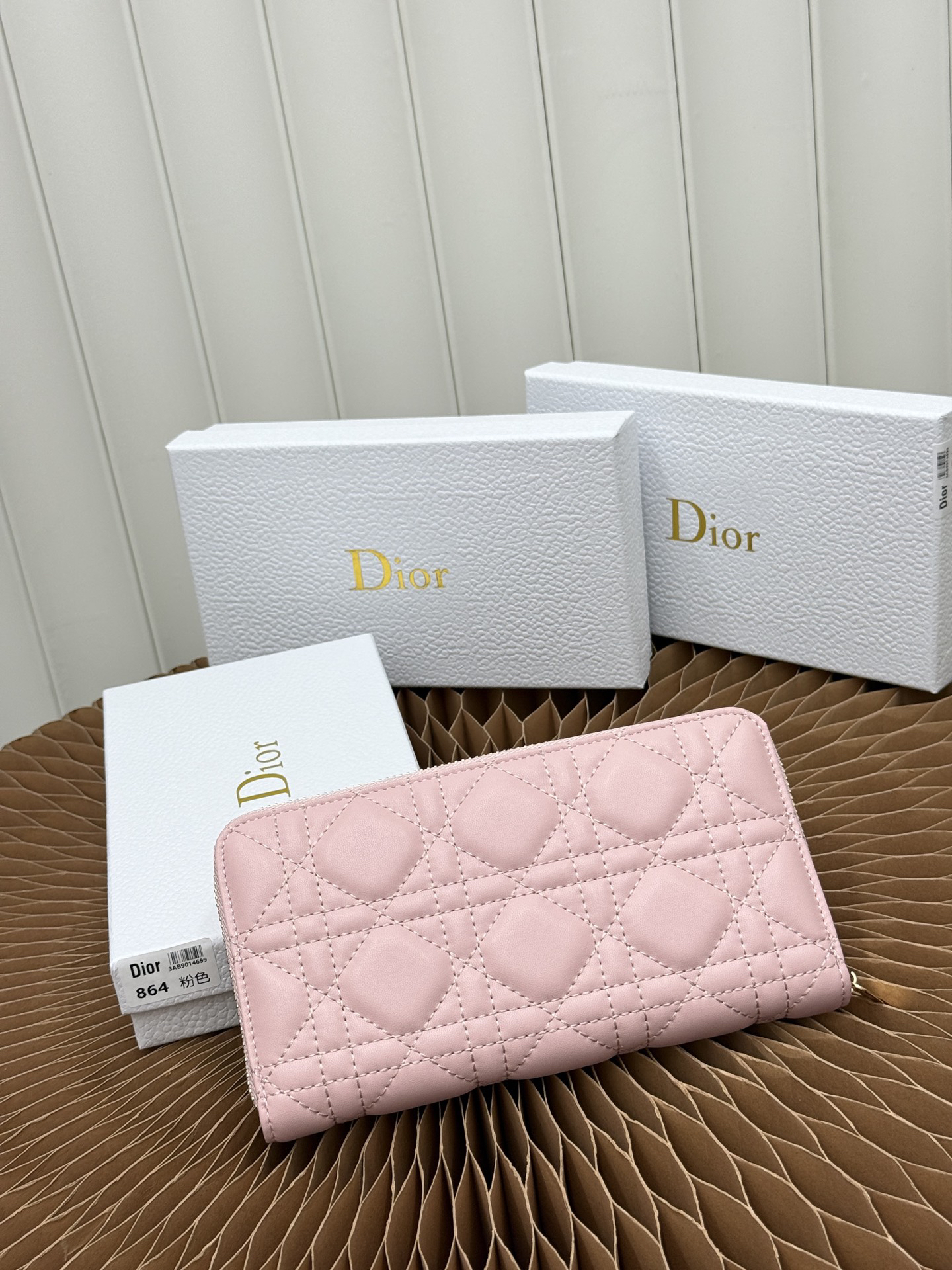 Dior Voyageur Slim Wallet in Blue Dior Oblique - Image 3