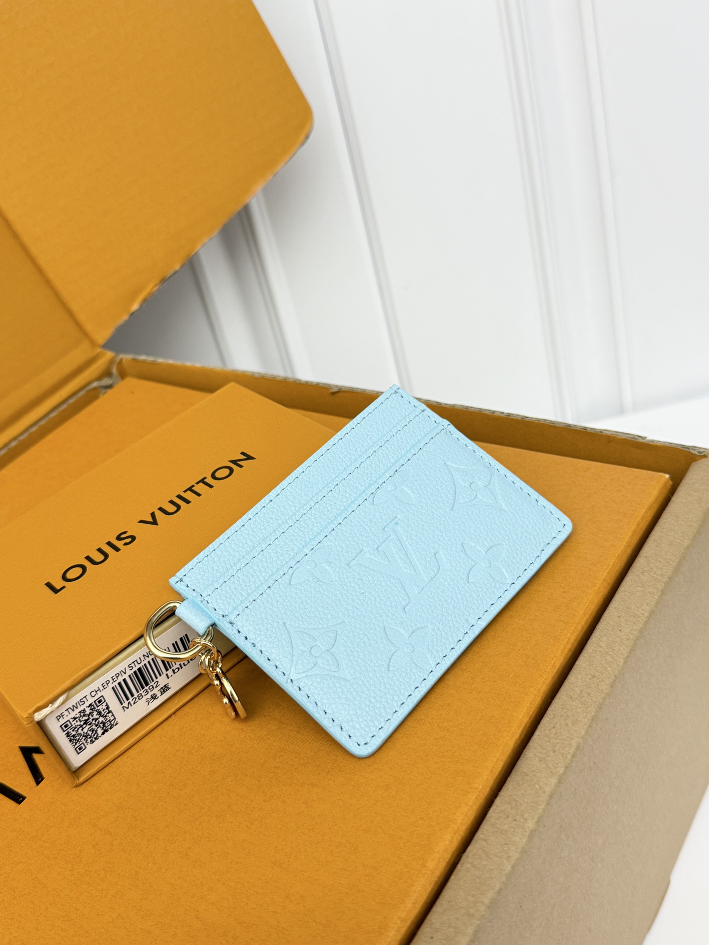 Louis Vuitton Charms Monogram Card Holder M28392 in Light Blue - Image 3